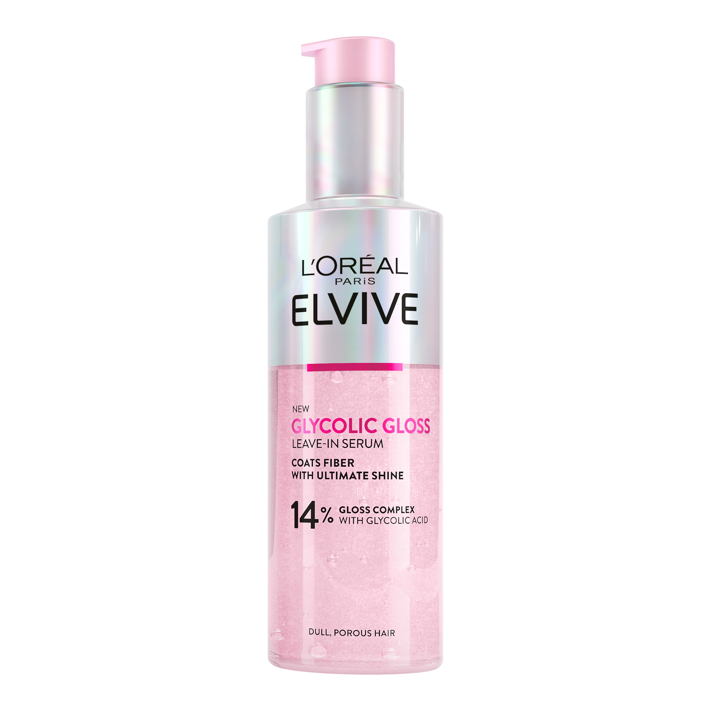 L'Oreal Paris Elvive Glycolic Gloss Leave-In Serum 150ml - Image 1