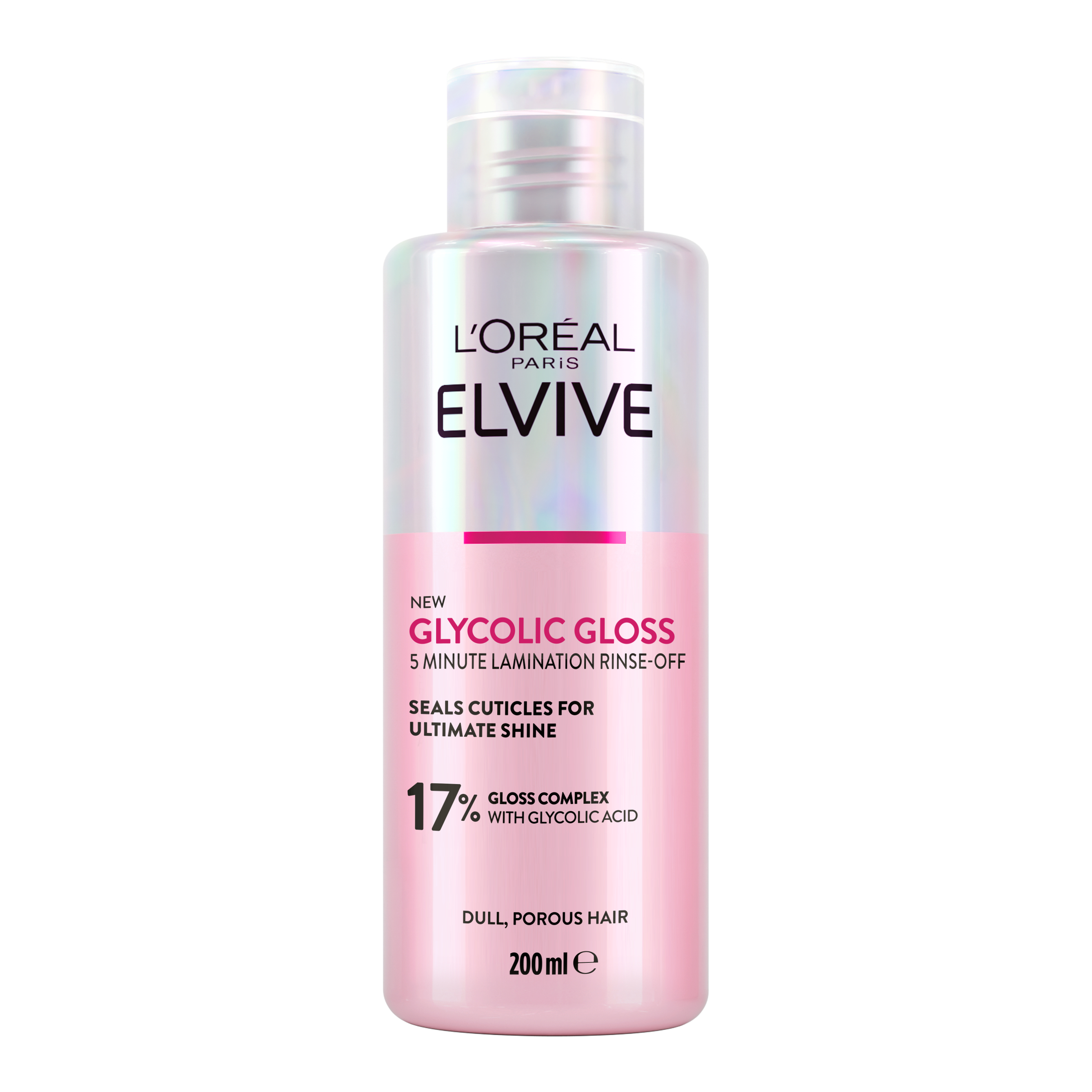 L'Oreal Paris Elvive Glycolic Gloss 5 Min Lamination 200ml - Image 1