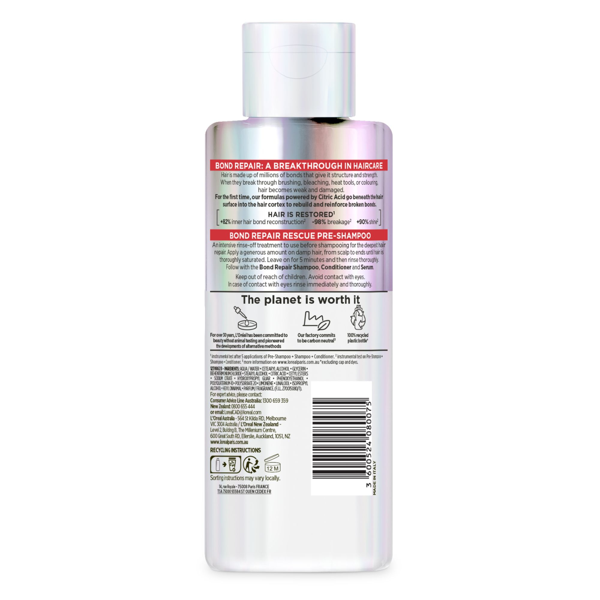 L'Oreal Paris Elvive Bond Repair Pre-Shampoo 200ml - Image 2