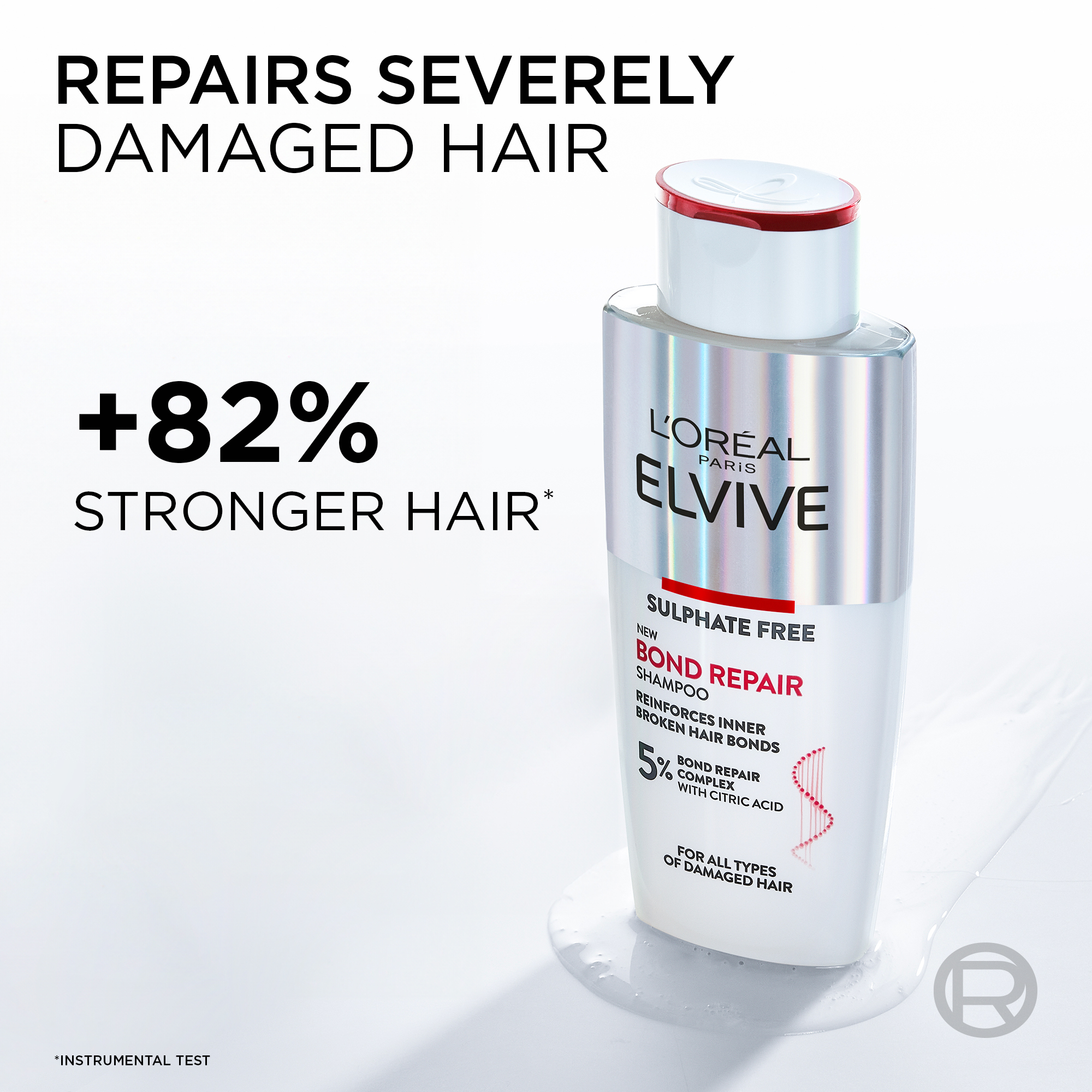 L'Oreal Paris Elvive Bond Repair Shampoo 200ml - Image 3