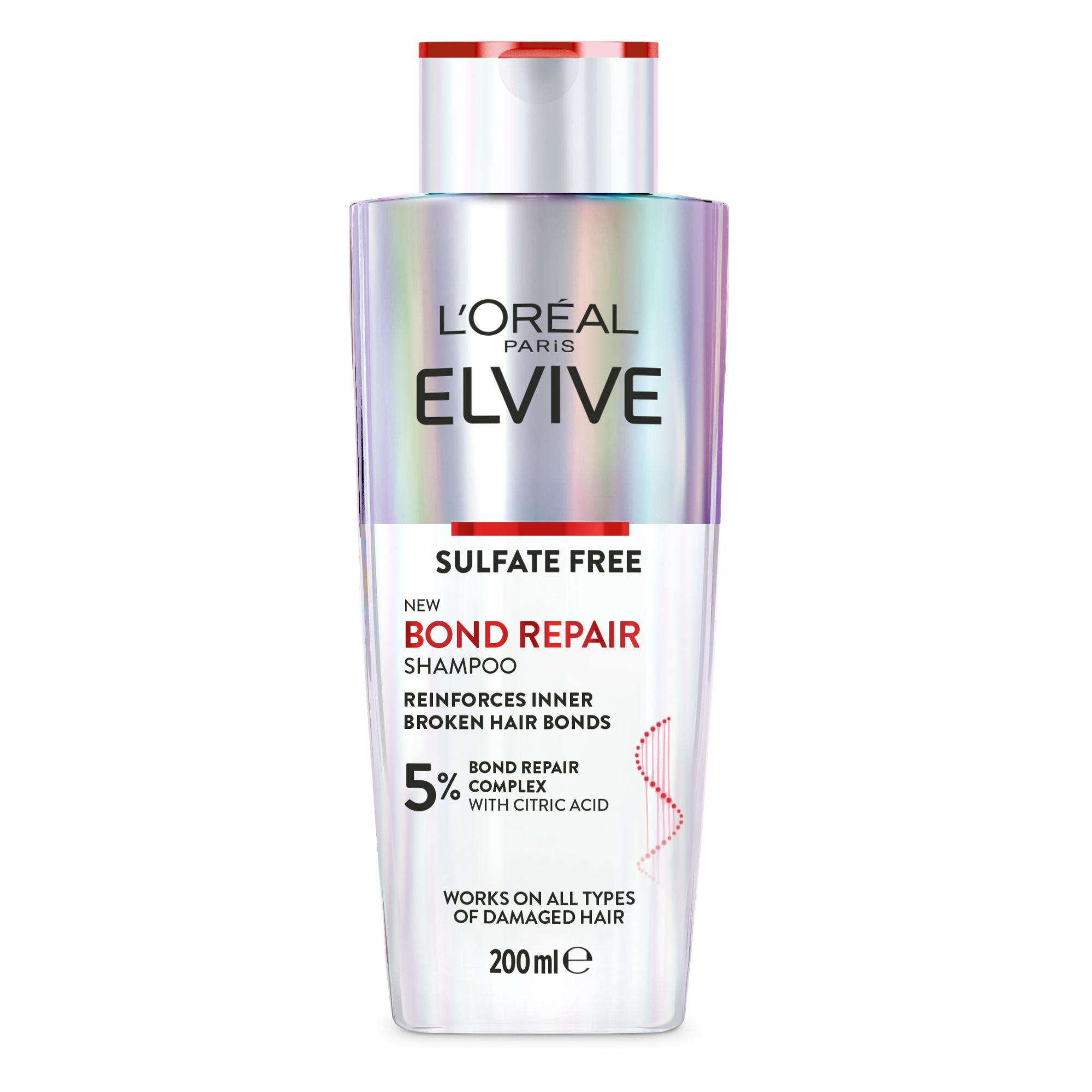 L'Oreal Paris Elvive Bond Repair Shampoo 200ml - Image 1