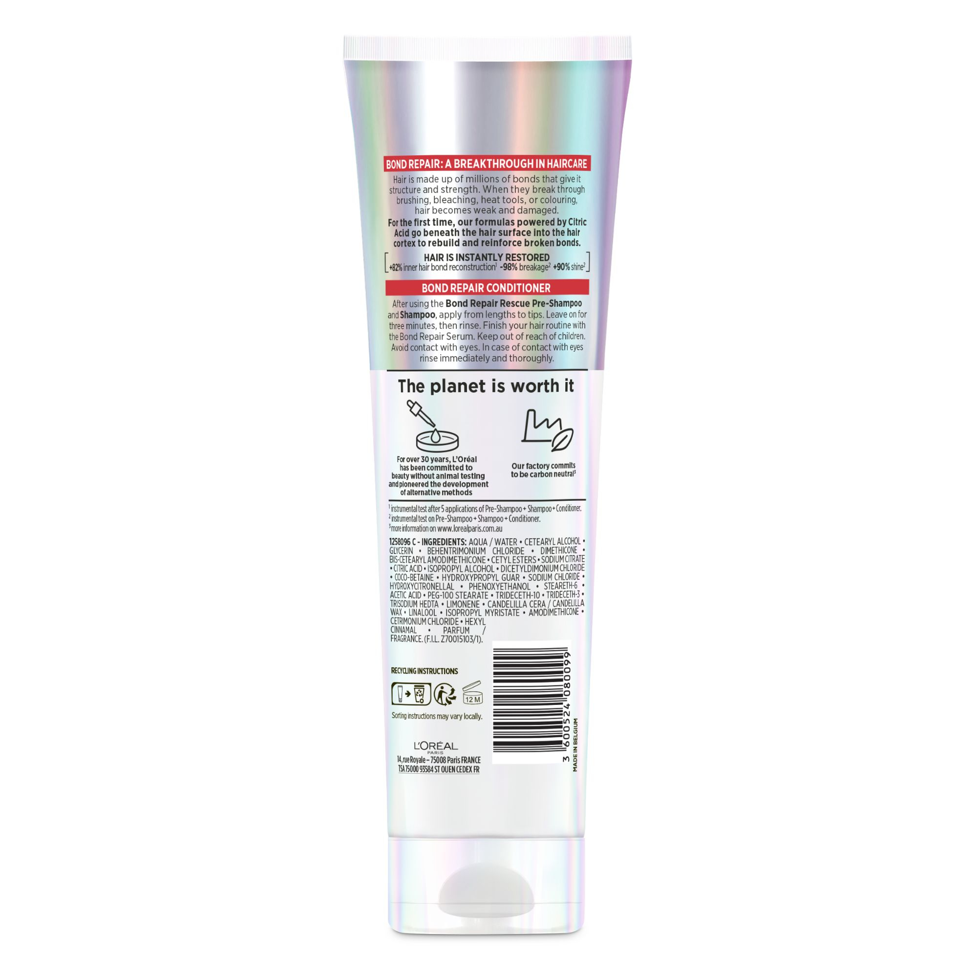 L'Oreal Paris Elvive Bond Repair Conditioner 150ml - Image 2