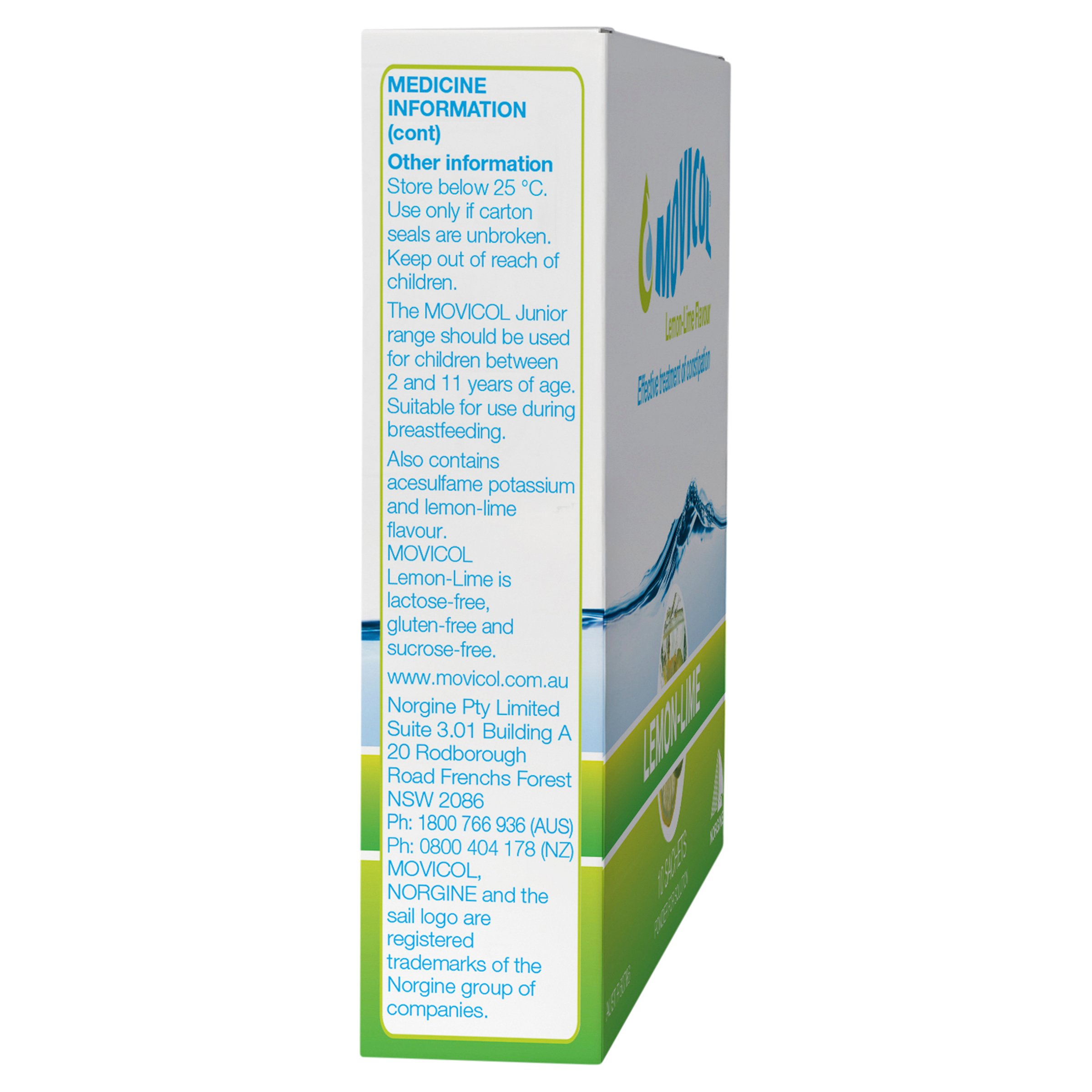 MOVICOL Lemon Lime 10 sachets - Image 11