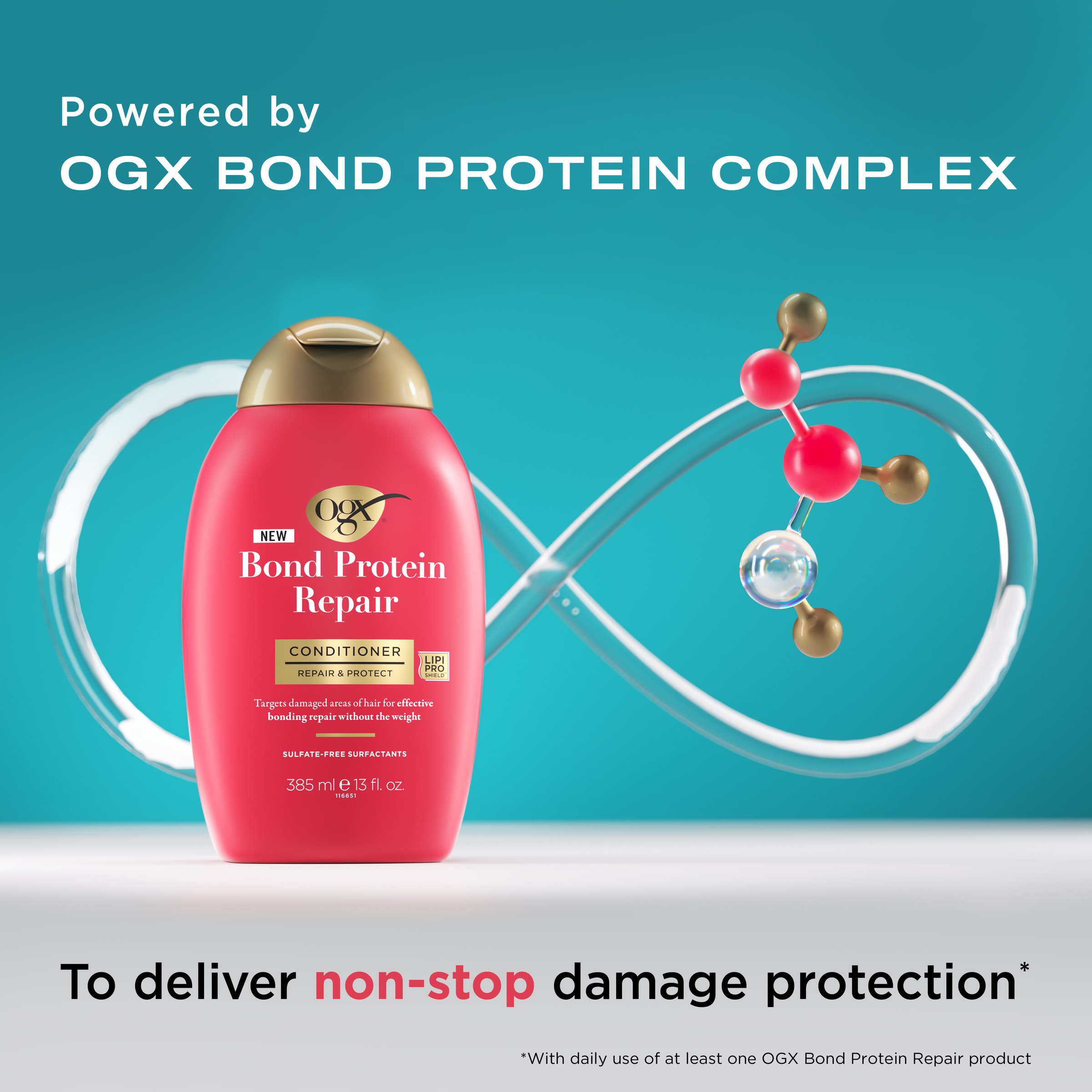 Ogx Bond Protein Repair Conditioner 385ml - Image 6