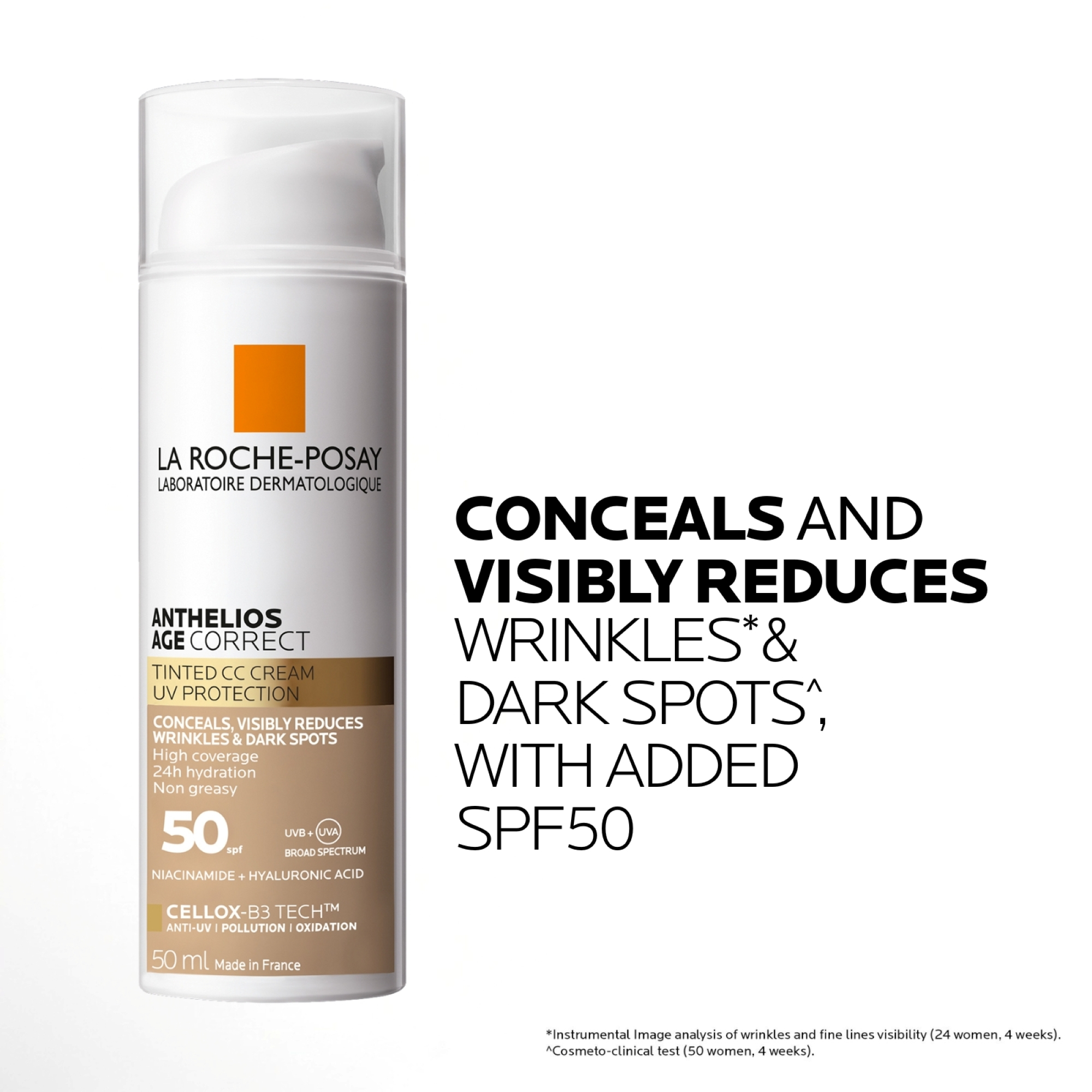 La Roche-Posay Anthelios Age Correct Tinted SPF50+ 50ml - Image 3