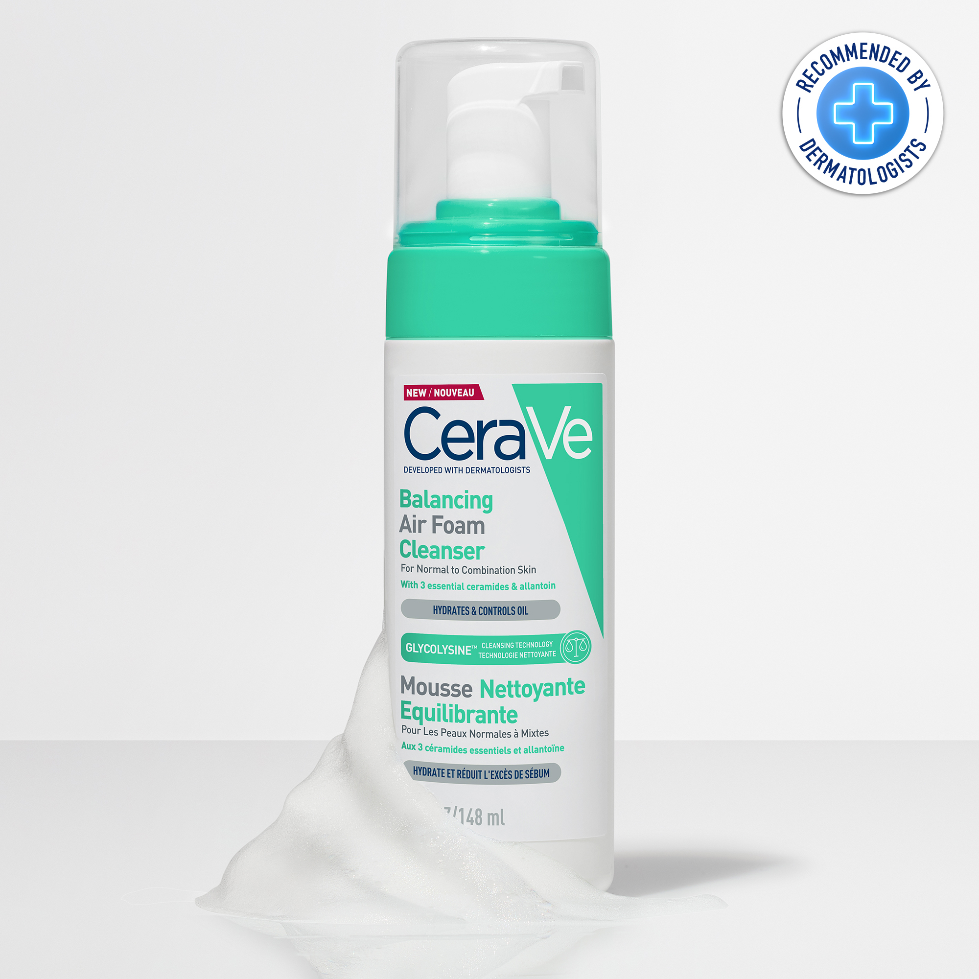CeraVe Balancing Air Foam Cleanser 148ml - Image 4