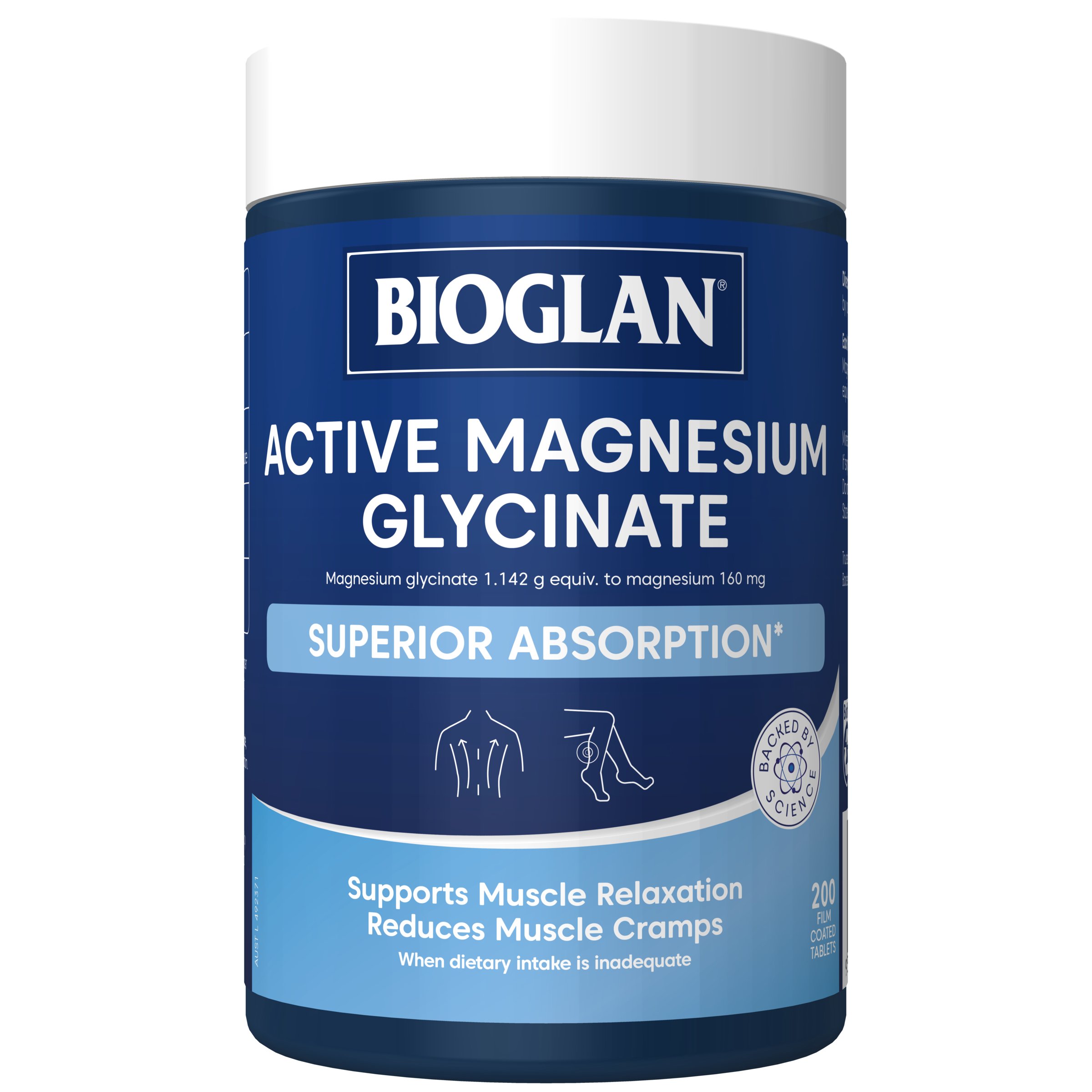 Bioglan Magnesium Glycinate 200 tablets - Image 1