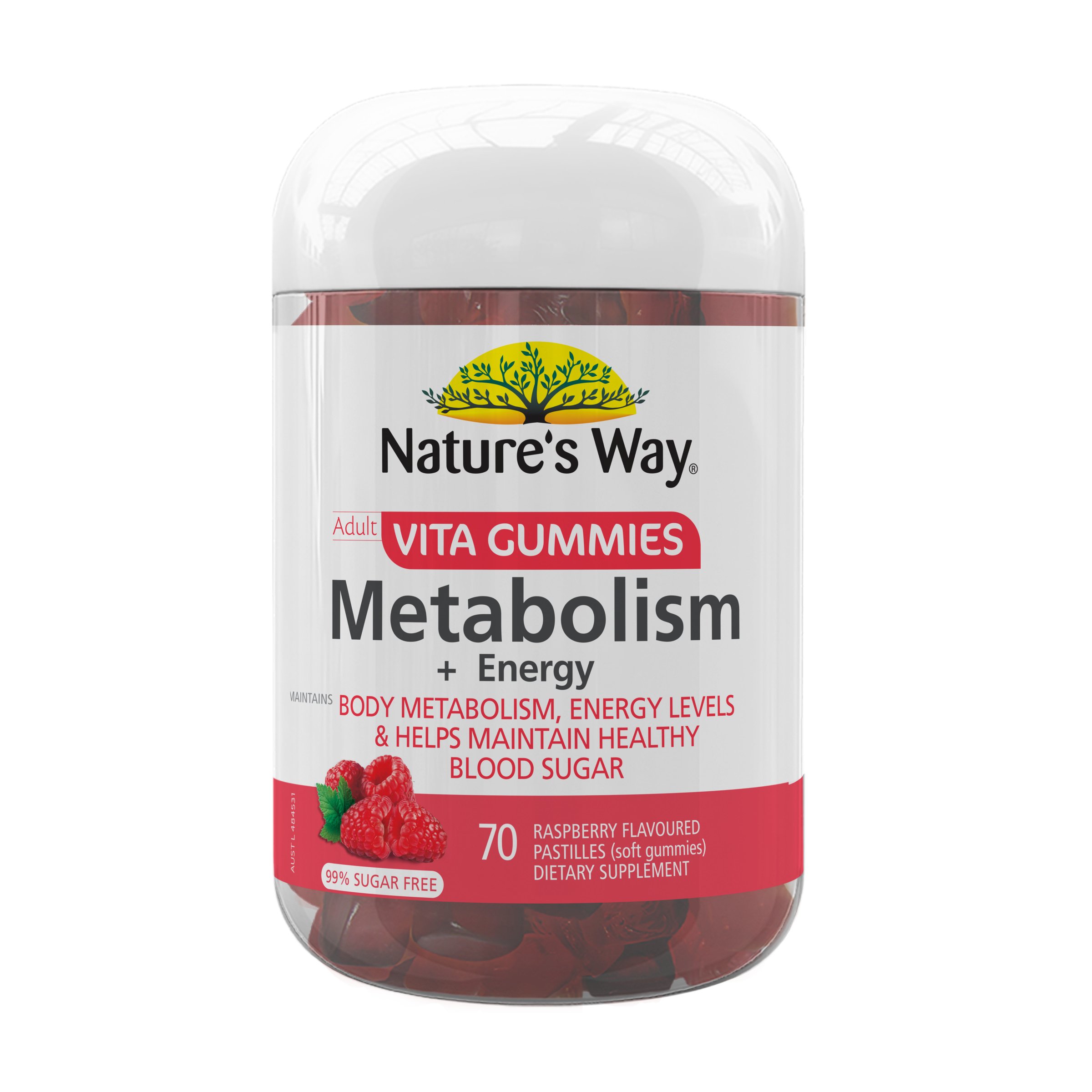 Nature's Way Adult Vita Gummies Metabolism+Energy 70 pastilles - Image 1