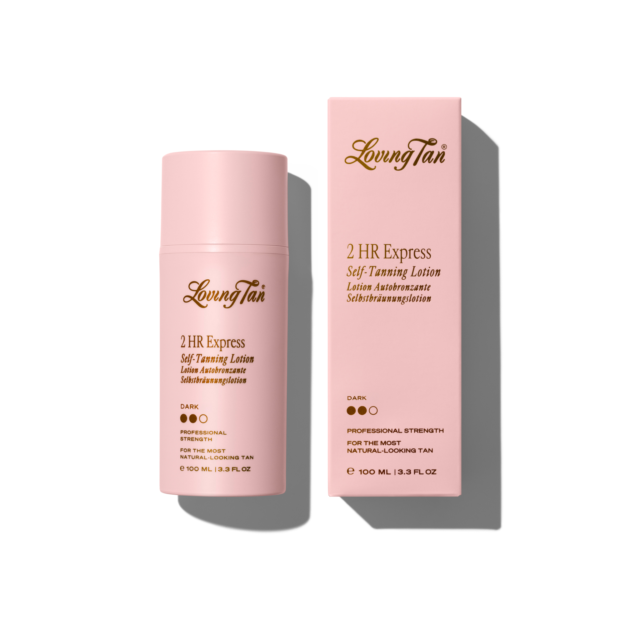 Loving Tan 2 HR Express Tanning Lotion Dark 100ml - Image 1