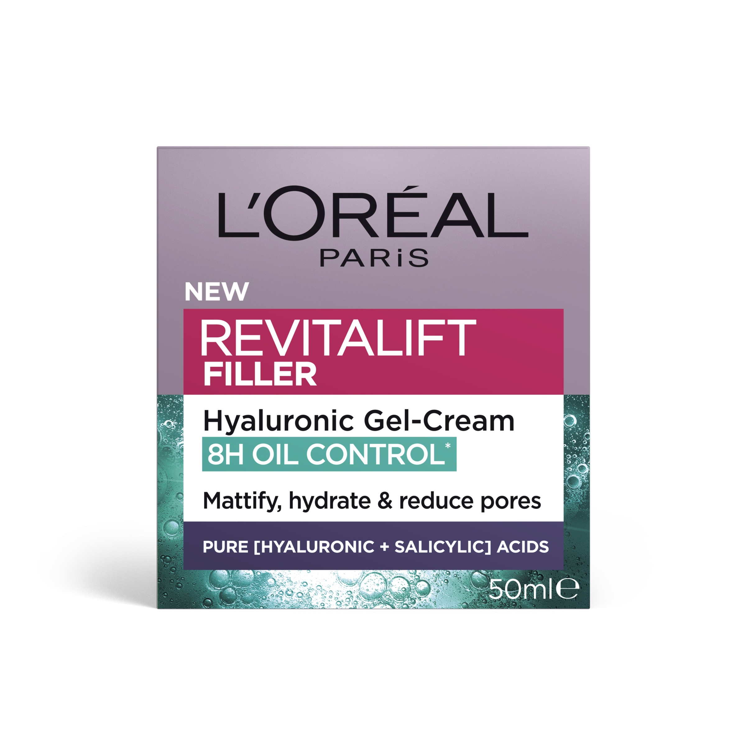 L'Oreal Paris Revitalift Filler Oil Control Gel Cream 50ml - Image 1