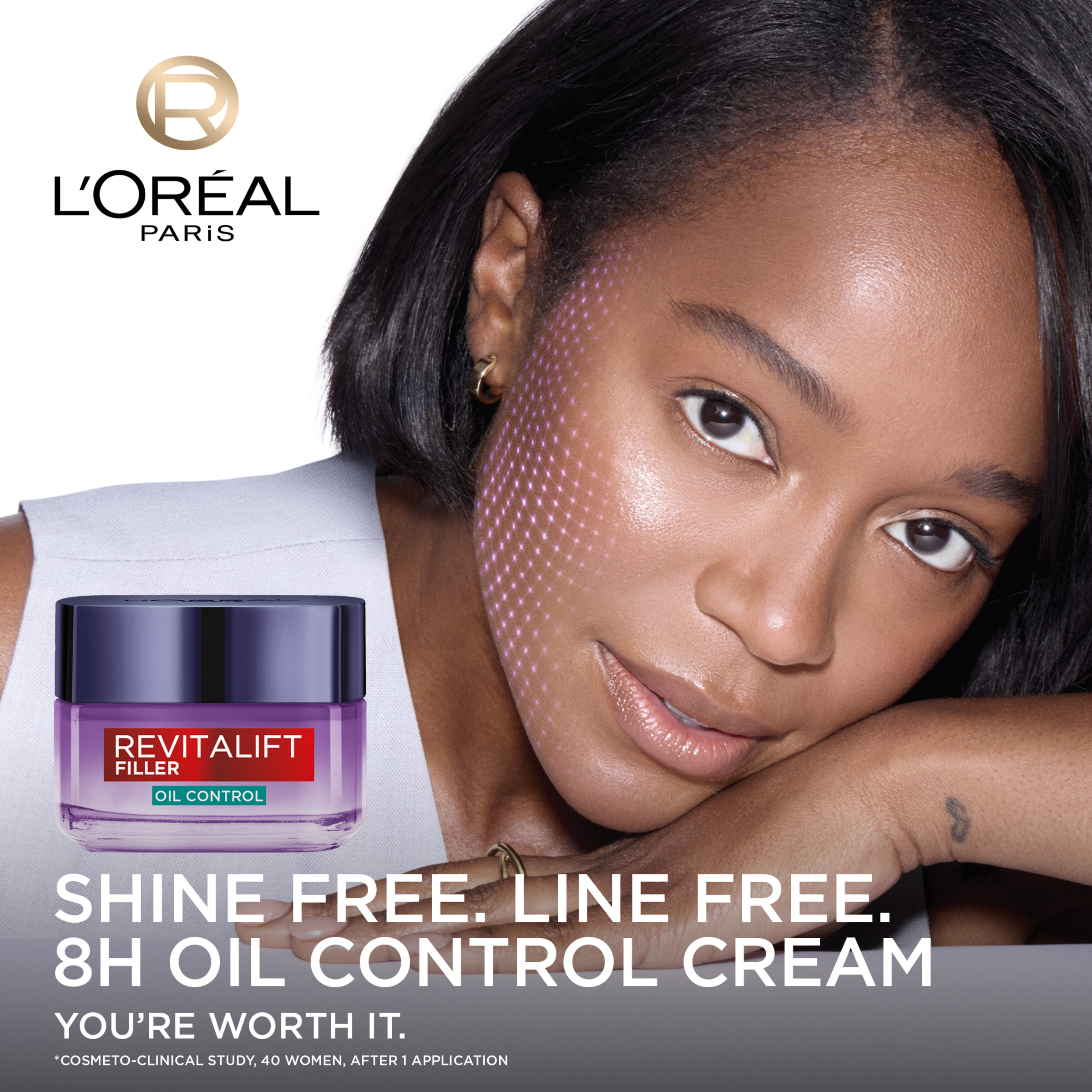 L'Oreal Paris Revitalift Filler Oil Control Gel Cream 50ml - Image 3