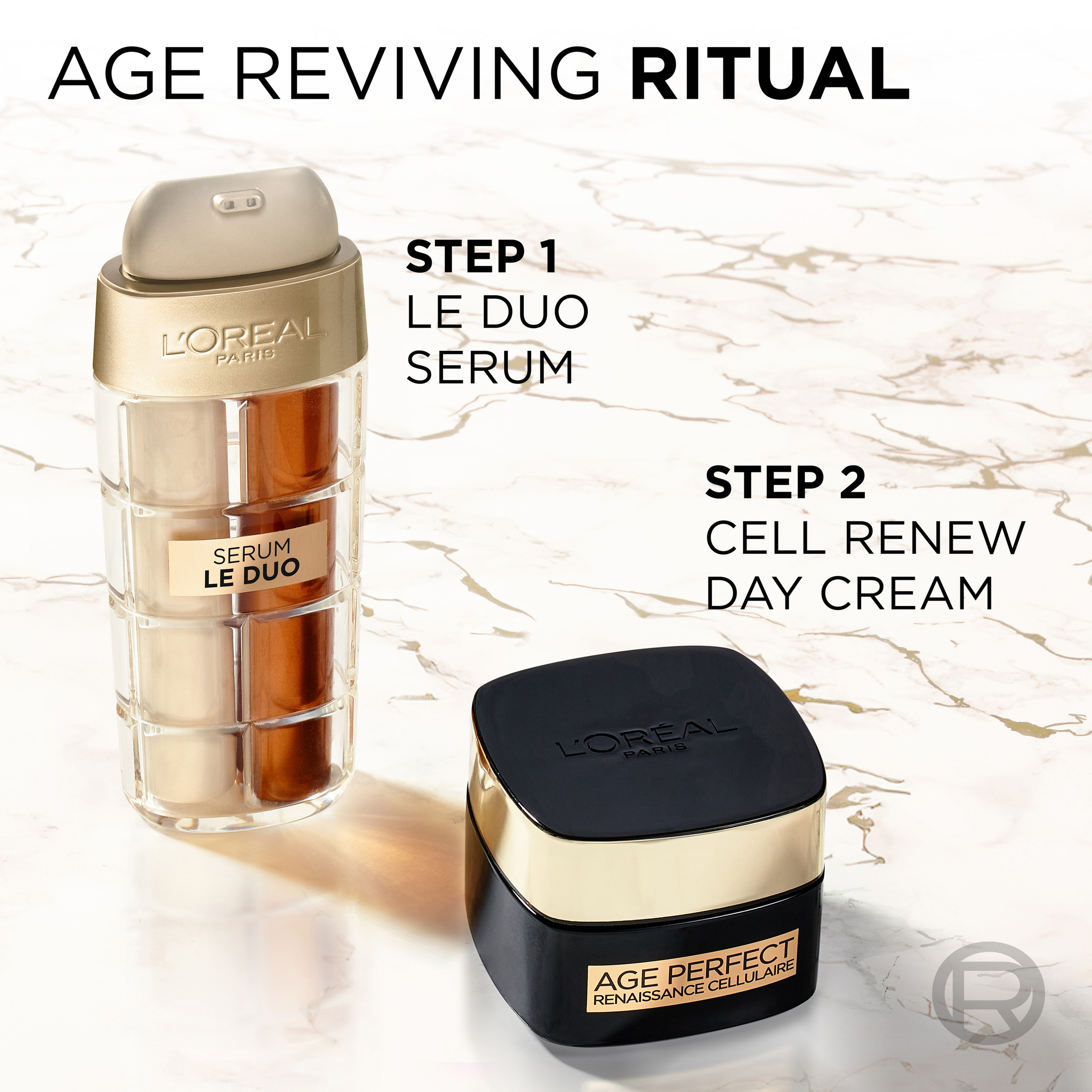 L'Oreal Paris Age Perfect Le Duo Cell Renewal Serum 30ml - Image 8