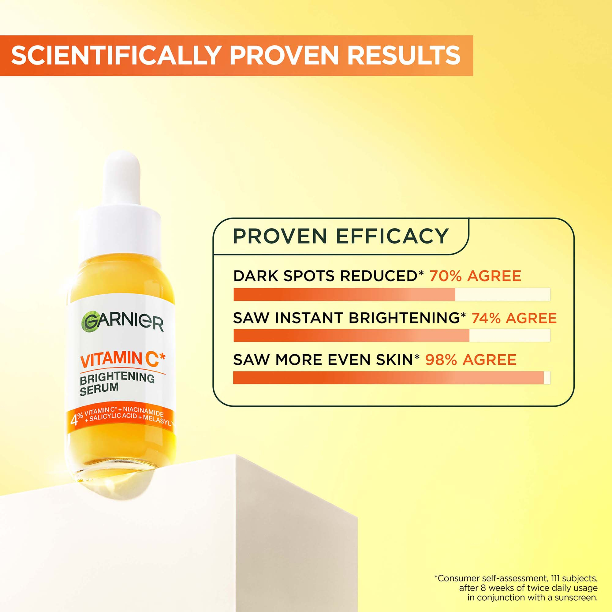 Garnier Skin Active Vitamin C Brightening Serum 30ml - Image 3