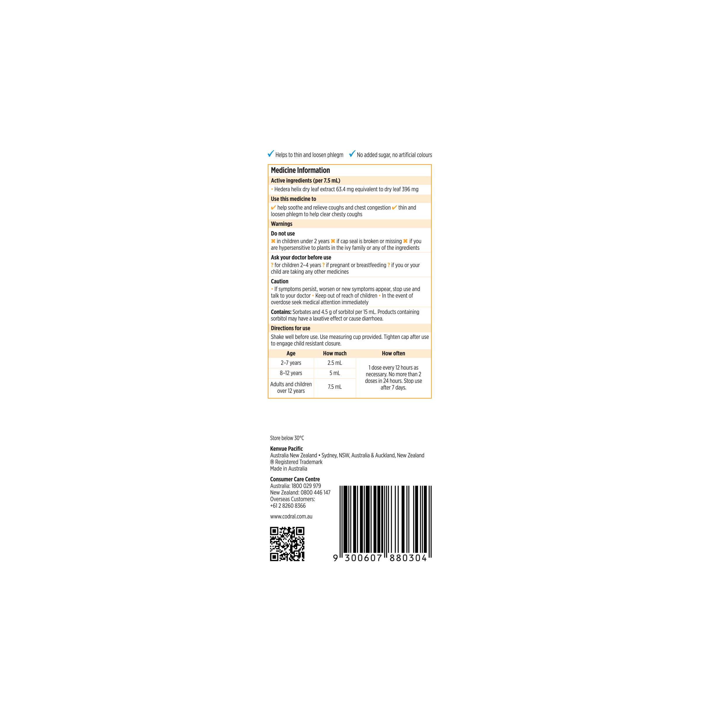 Codral Kids Chesty Cough Relief 200ml - Image 2