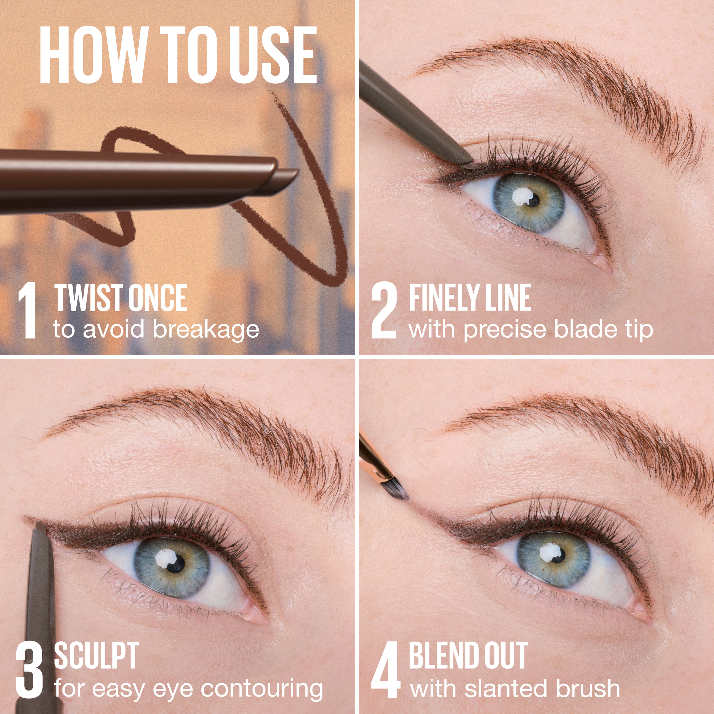 Maybelline Sculpting Stix Eyeliner 016 Black Blur 1 each - Image 7