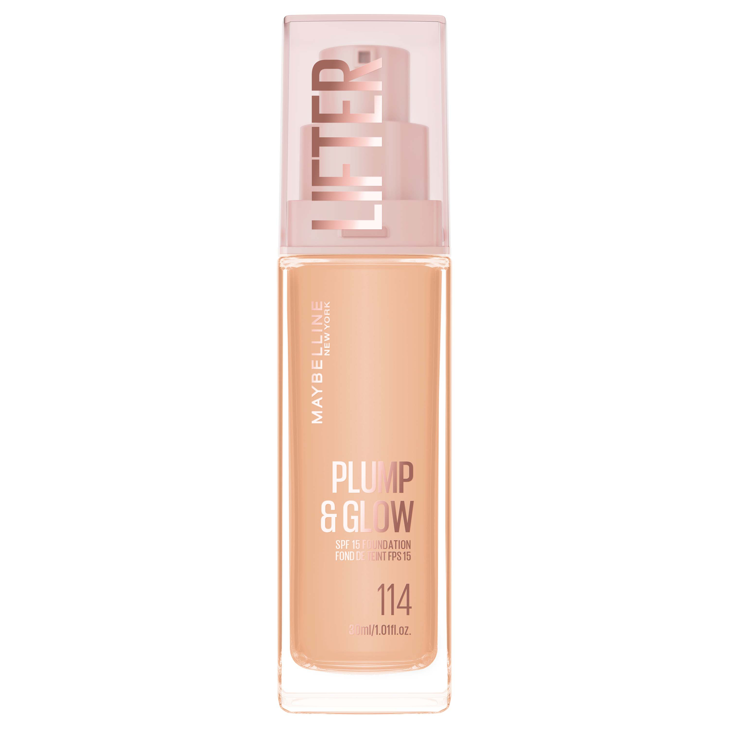 Maybelline Lifter Plump & Glow Foundation 114 1 each - Image 1
