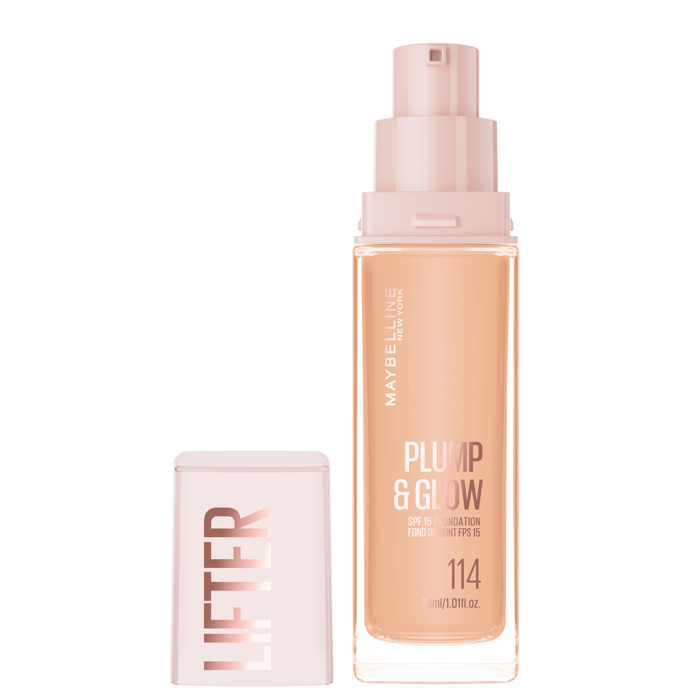 Maybelline Lifter Plump & Glow Foundation 114 1 each - Image 2