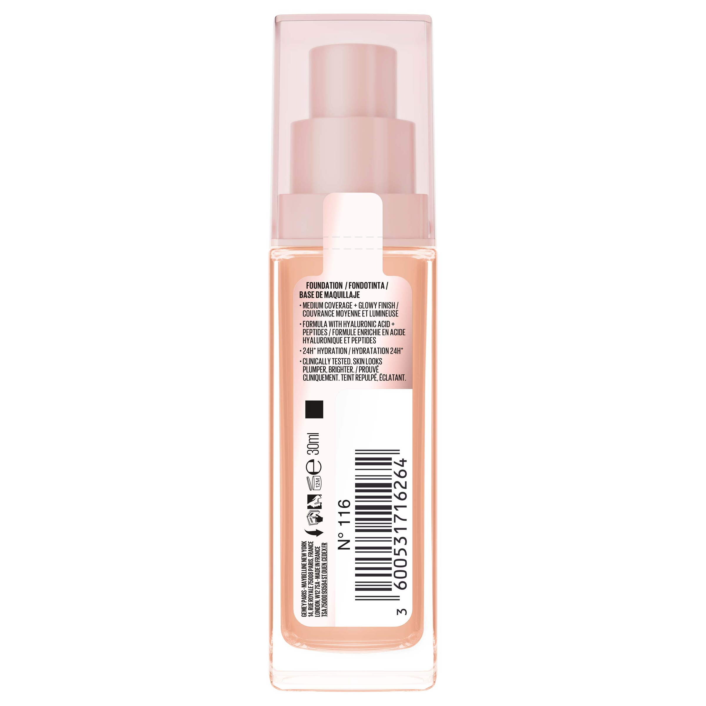 Maybelline Lifter Plump & Glow Foundation 116 1 each - Image 3