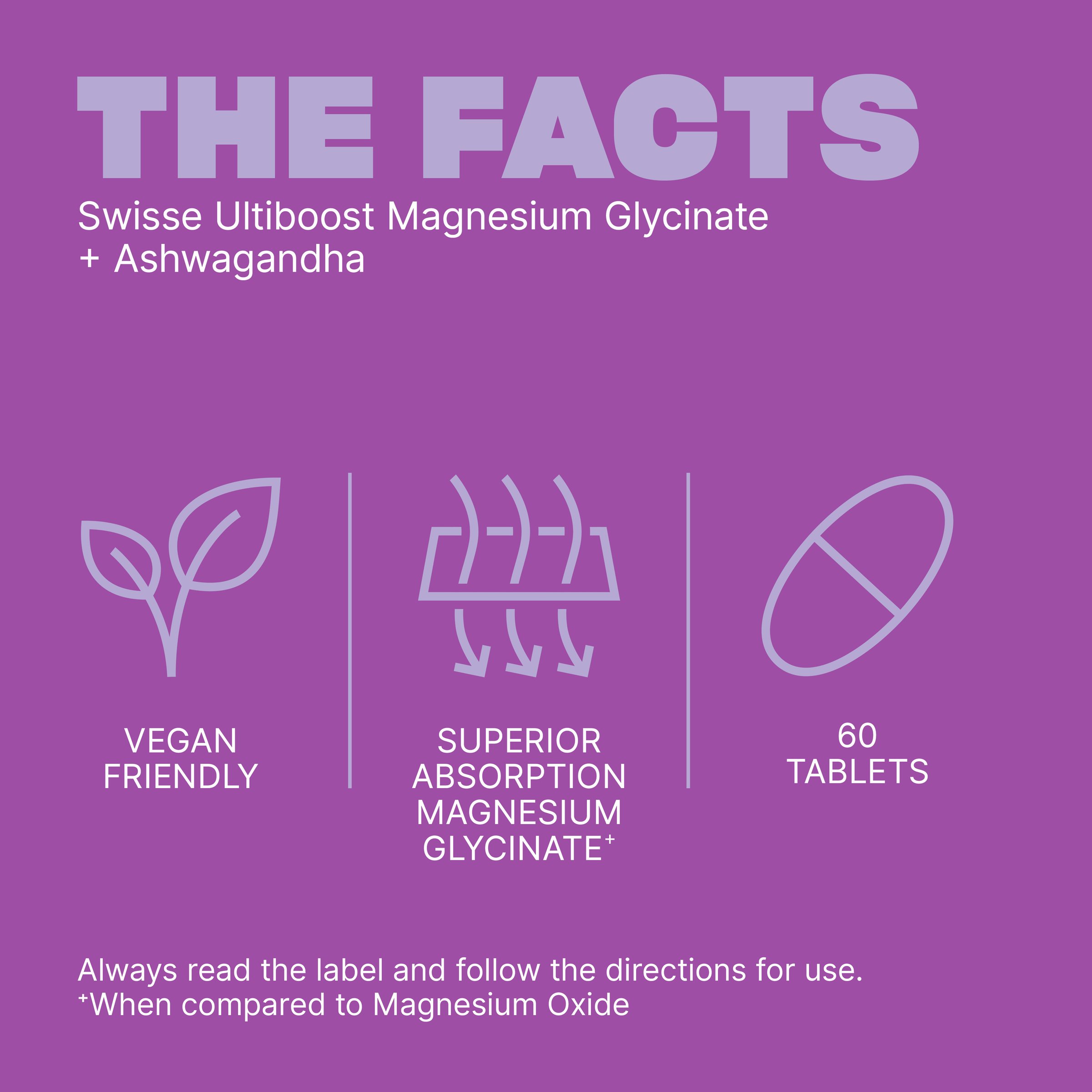 Swisse Ultiboost Magnesium Glycinate + Ashwagandha 60 tablets - Image 5