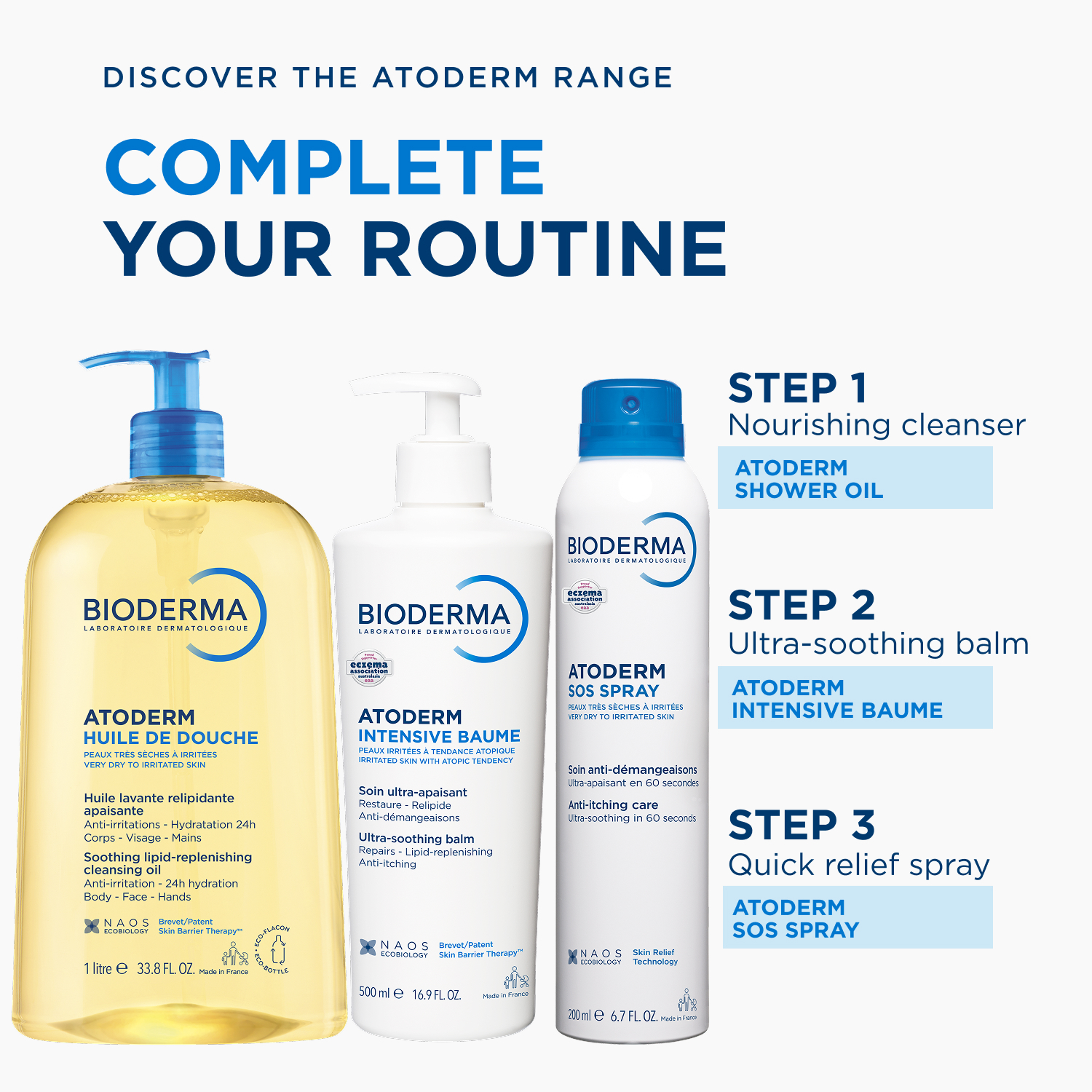 Bioderma Atoderm Huile De Douche FP 200ml - Image 5