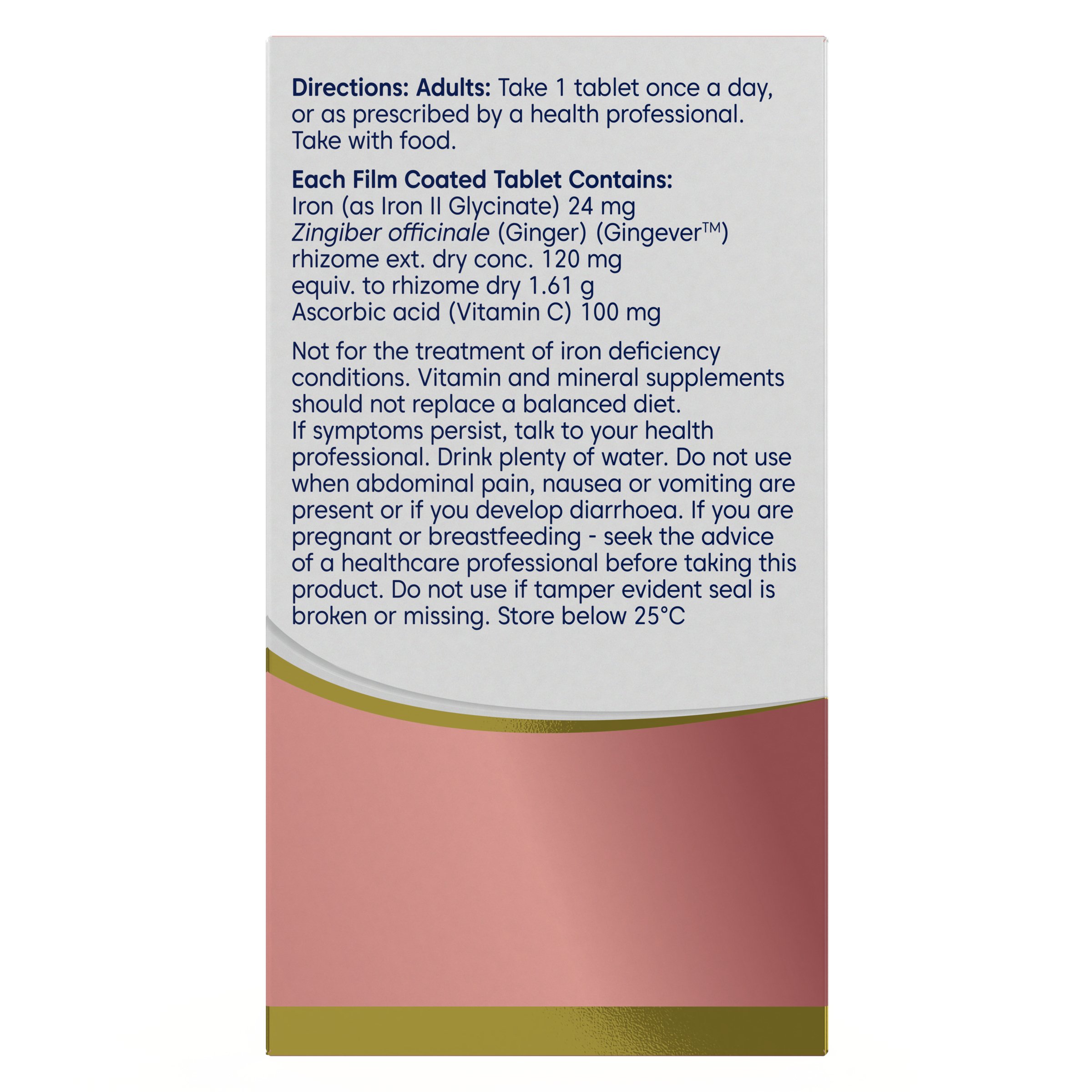 Bioglan Platinum Iron Glycinateplus 30 tablets - Image 4
