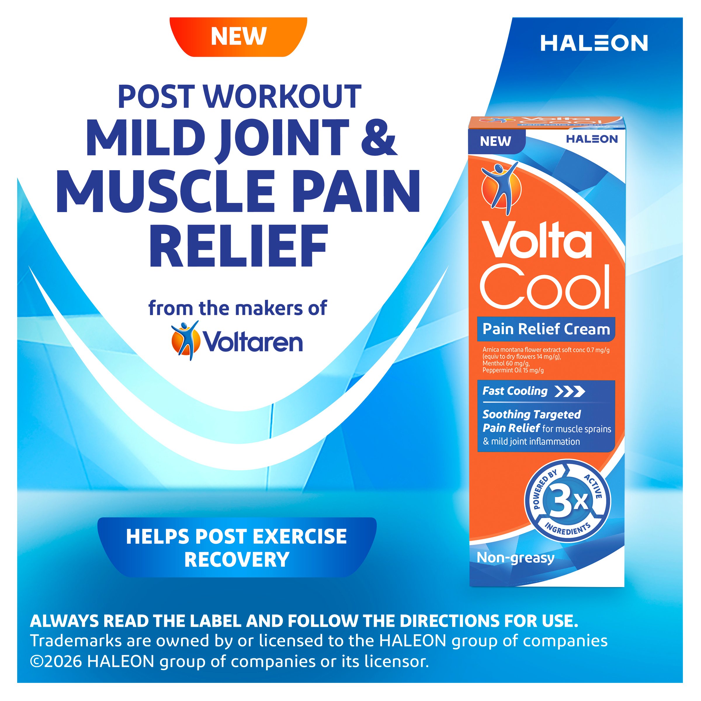 Voltaren Voltacool Pain Relief Cream 100g - Image 6