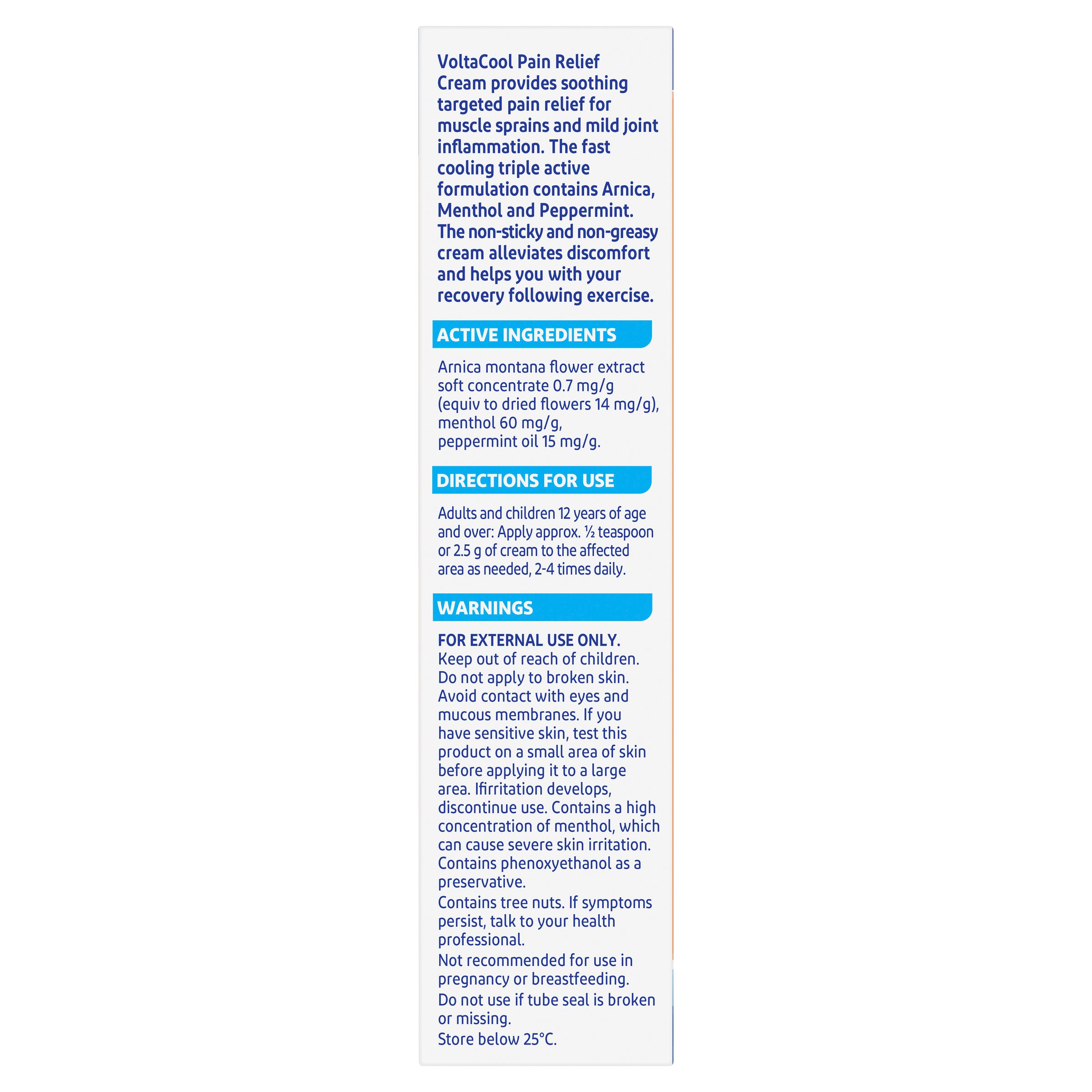 Voltaren Voltacool Pain Relief Cream 100g - Image 3