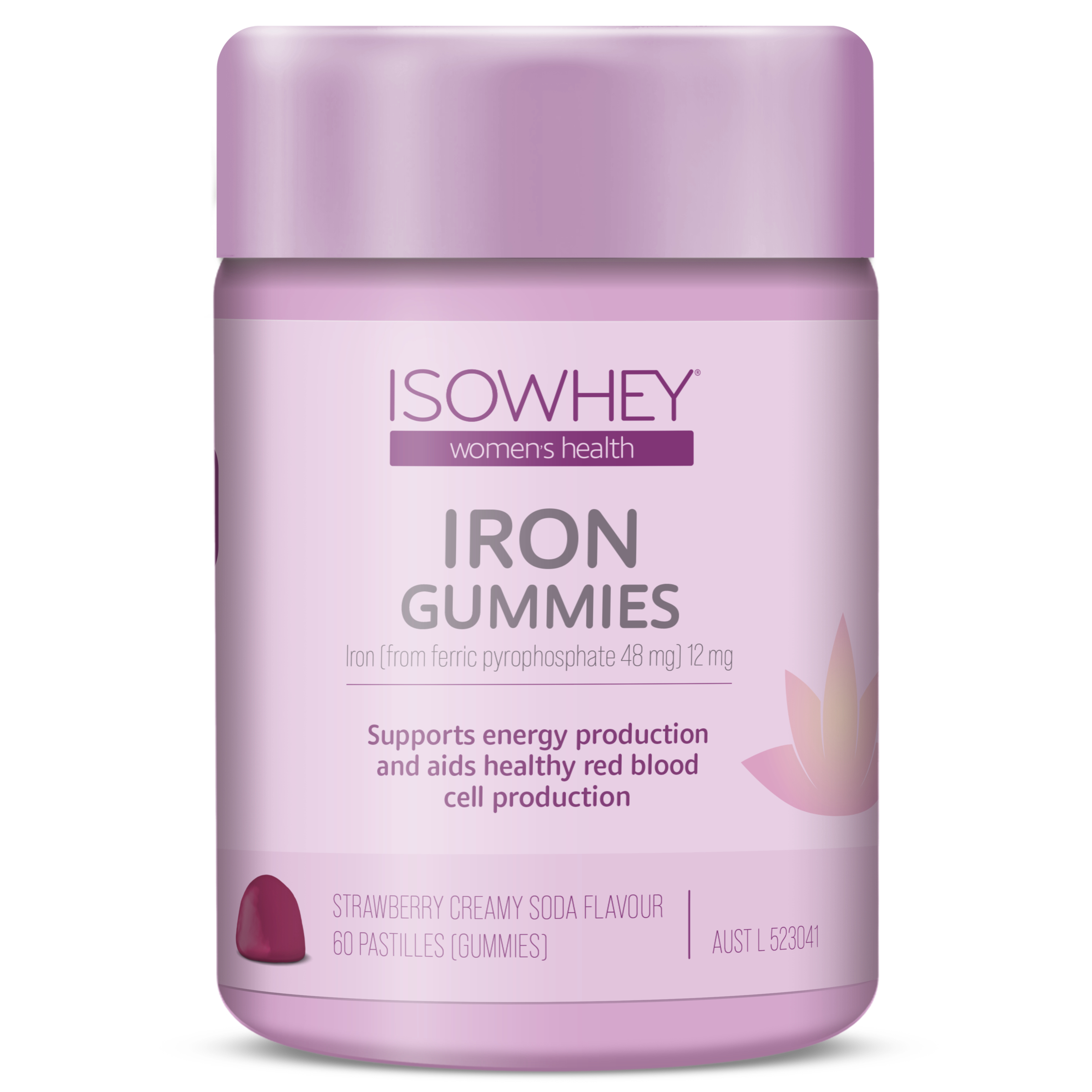 Isowhey Women's Health Iron Gummies 60 each - Image 1
