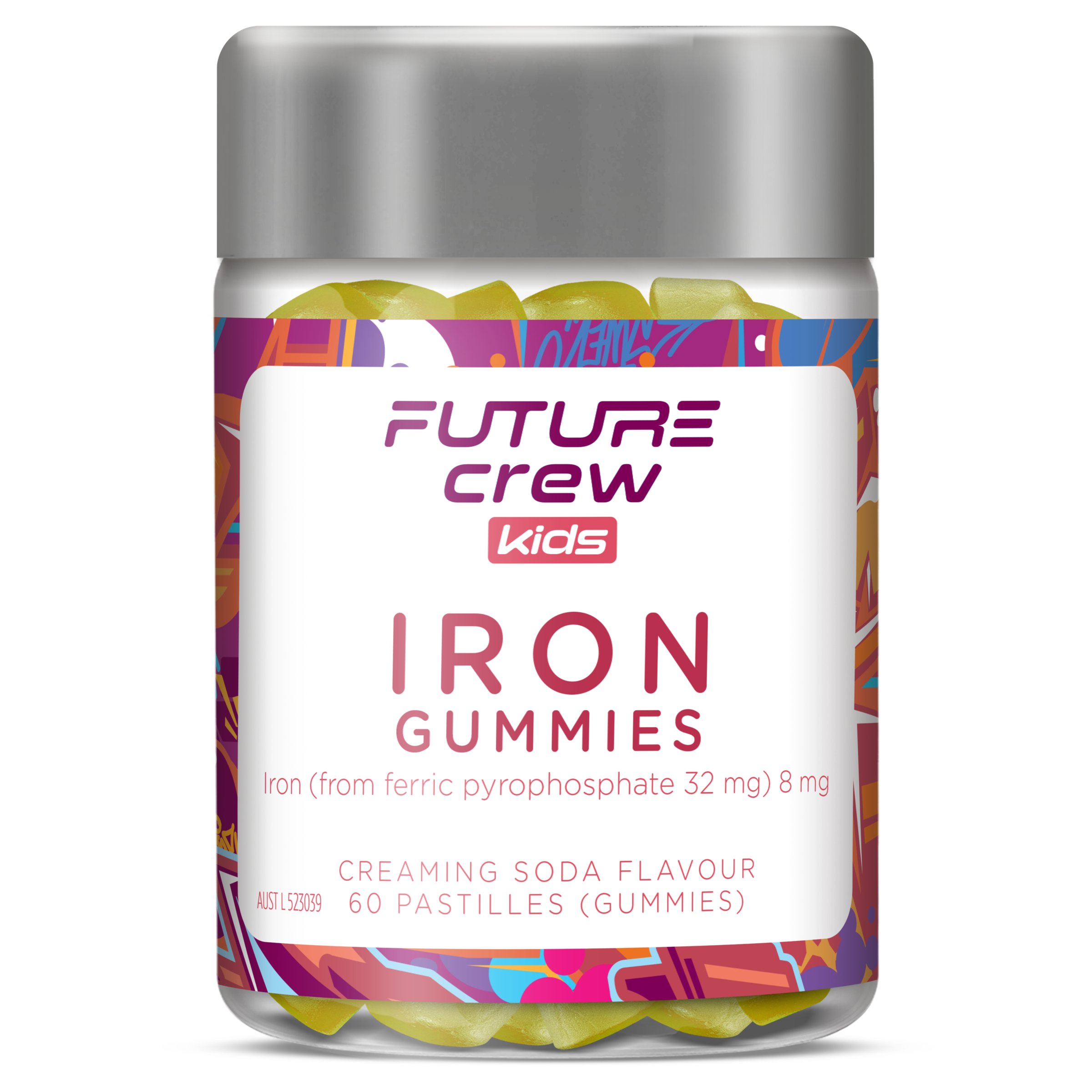 Future Crew Kids Iron Gummies 60 each - Image 1