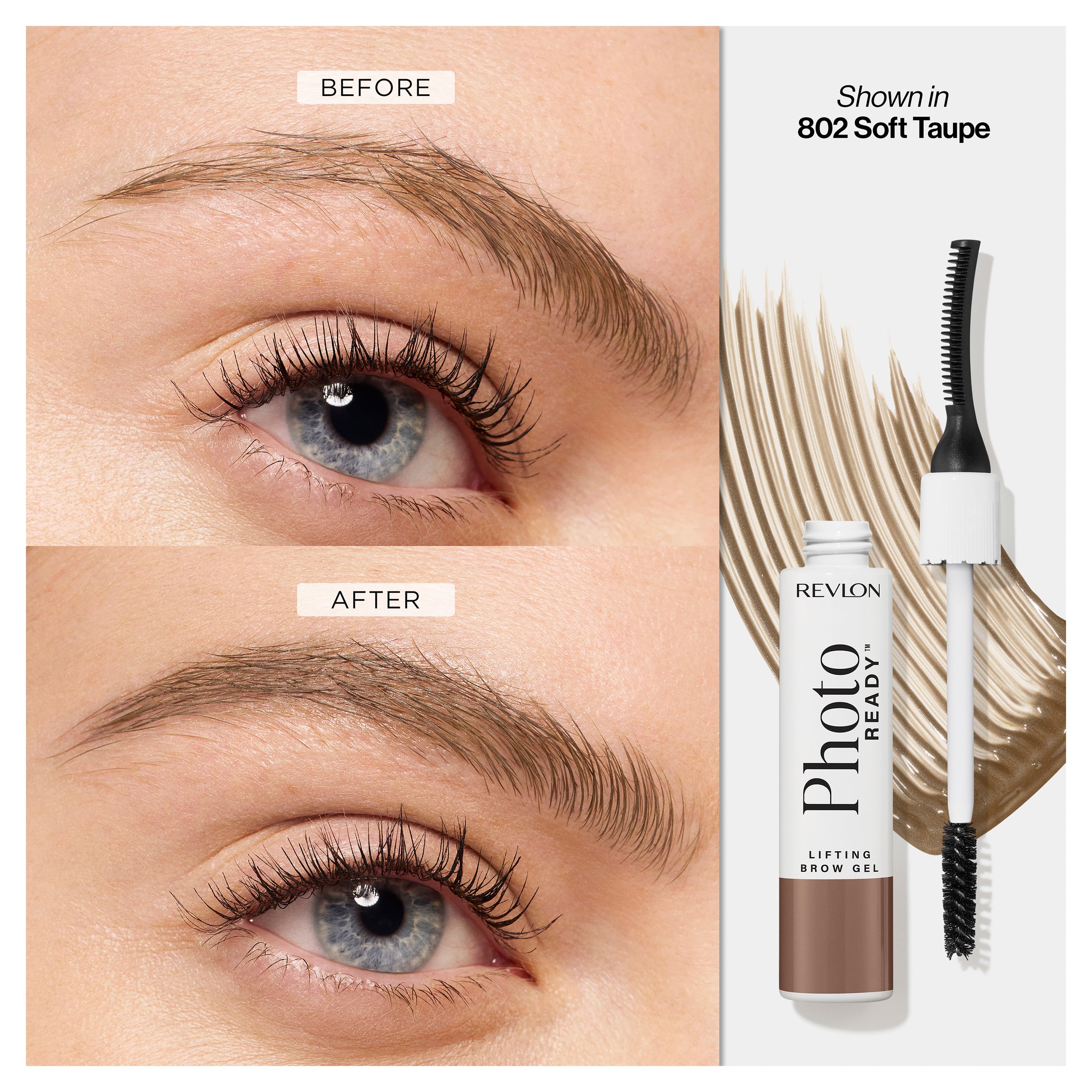 Revlon Photoready Lifting Brow Gel Soft Taupe 30ml - Image 6