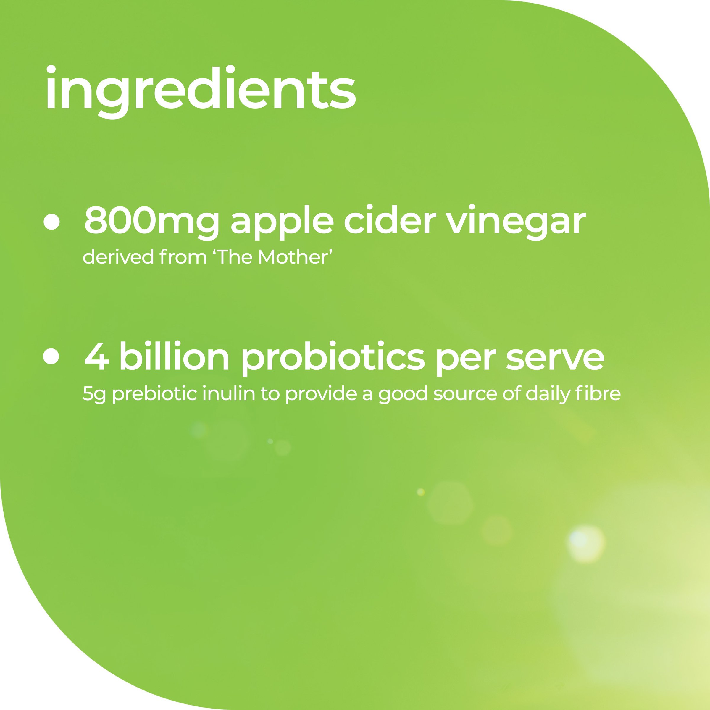 Nature's Way ADVG Apple Cider Vinegar + Prebiotic + Probiotic 50 jellies - Image 7