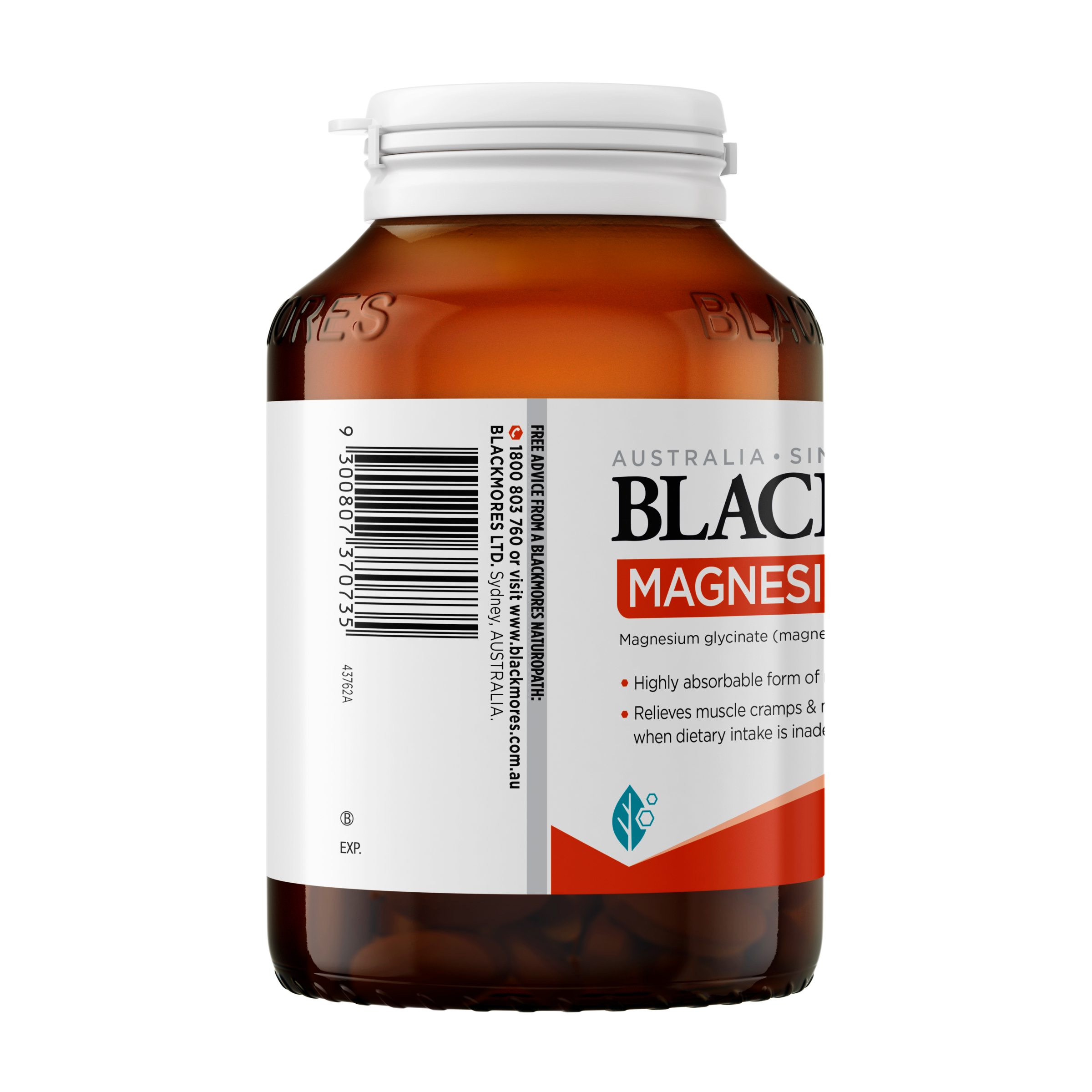 Blackmores Magnesium Glycinate 100 tablets - Image 3