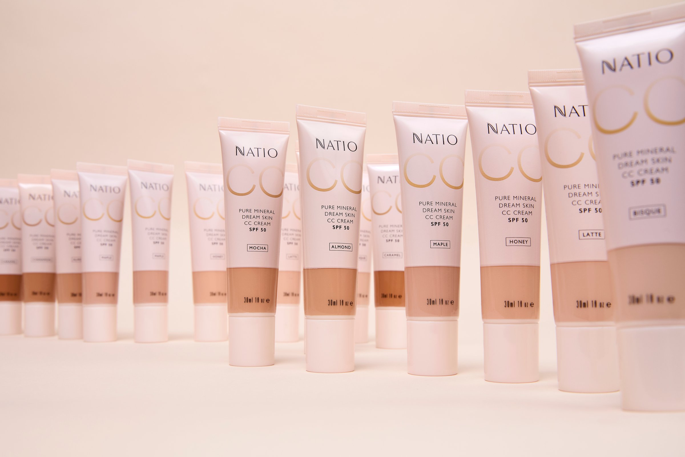 Natio Pure Mineral Skin CC Cream SPF 50 - Maple 30ml - Image 8
