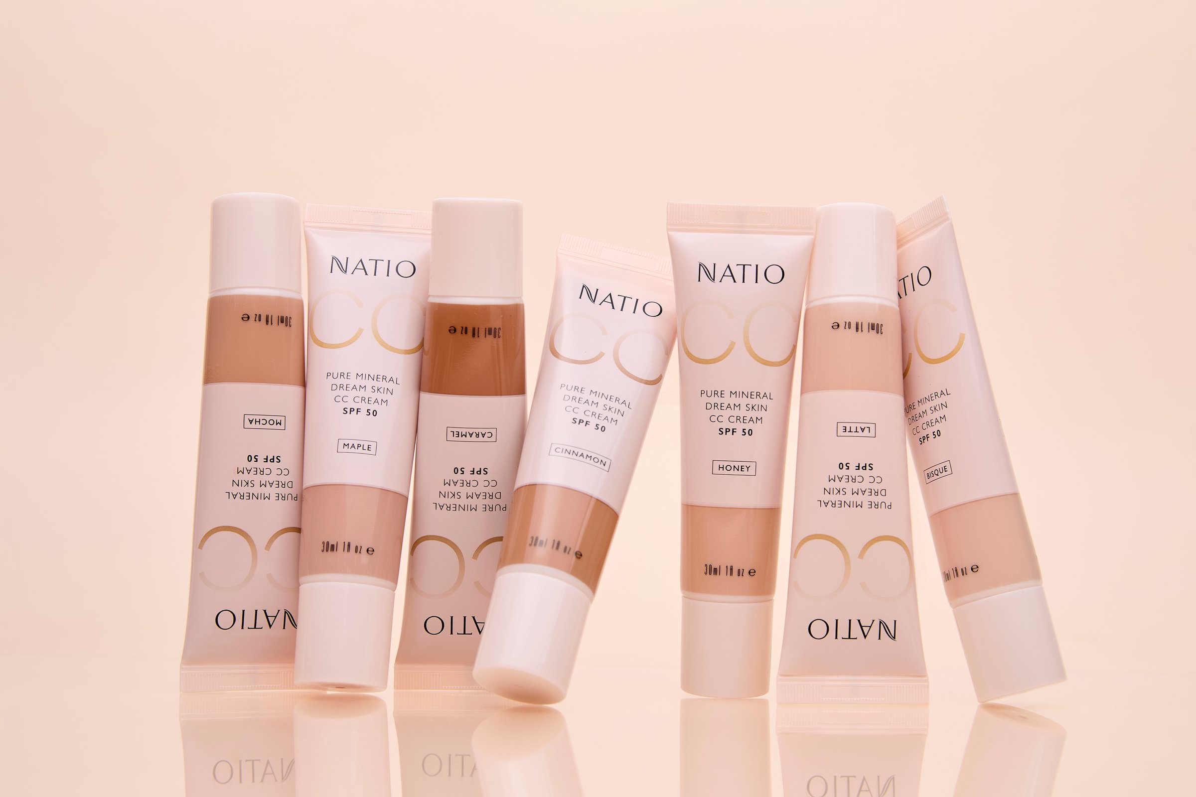Natio Pure Mineral Skin CC Cream SPF 50 - Maple 30ml - Image 3