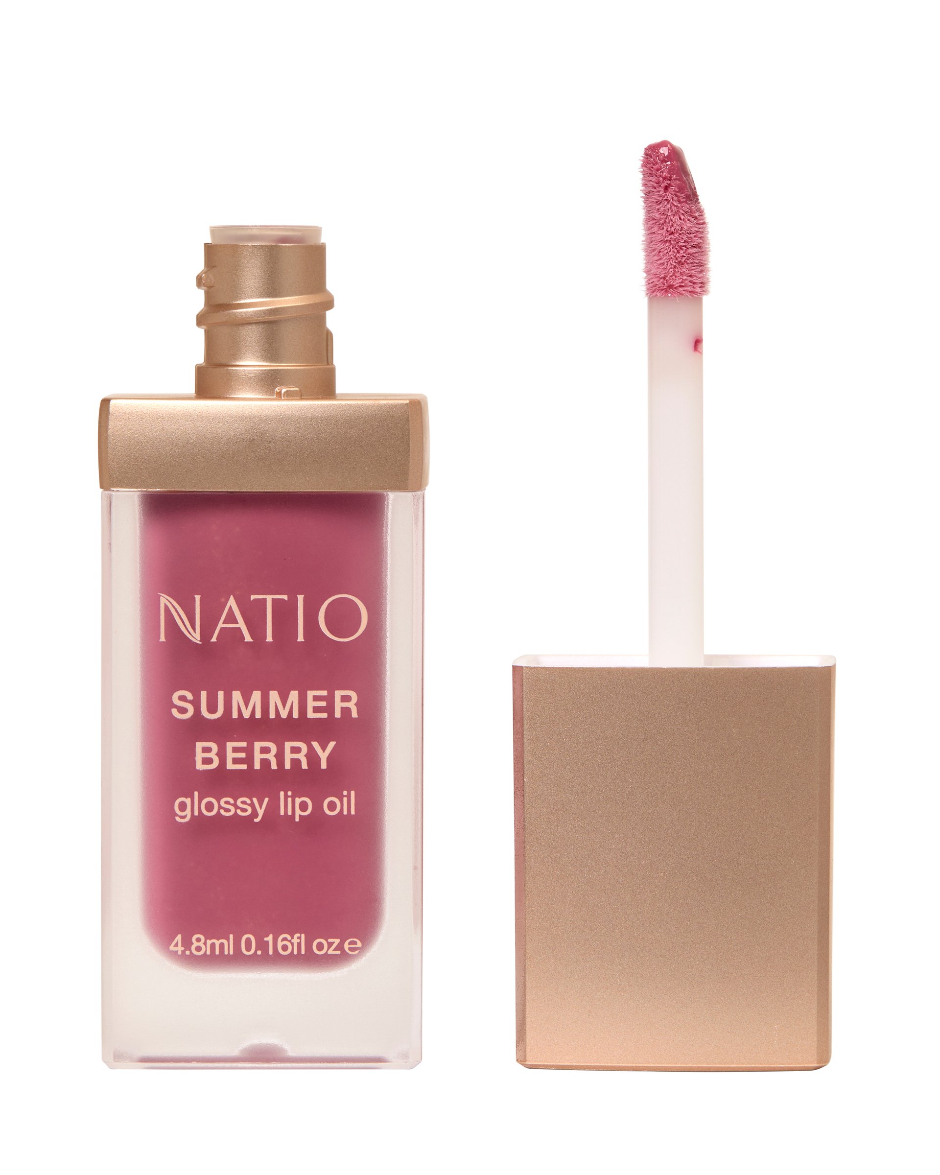 Natio Summer Berries Glossy Lip Oil 4.8g - Image 4