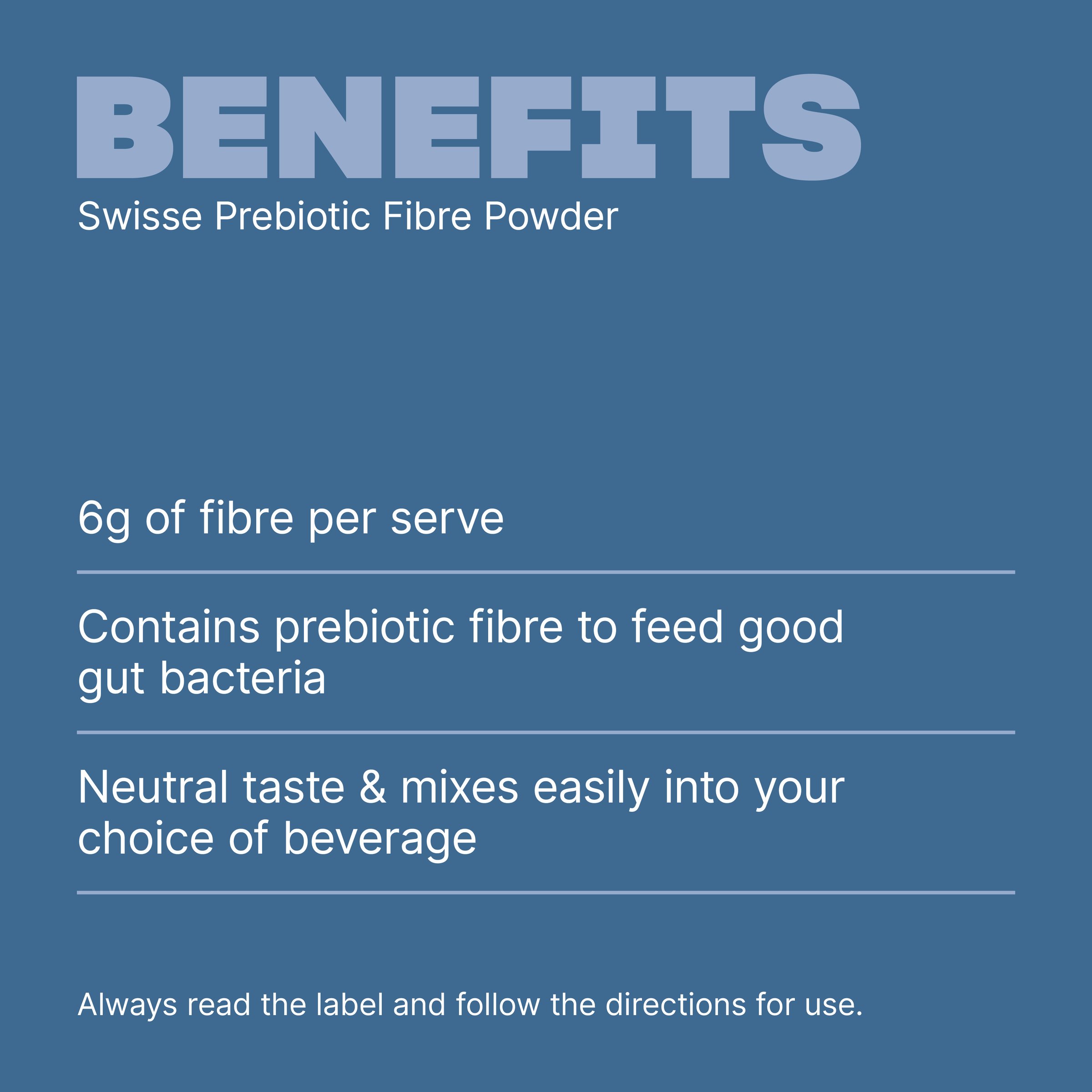 Swisse Prebiotic Fibre Powder 210g - Image 4