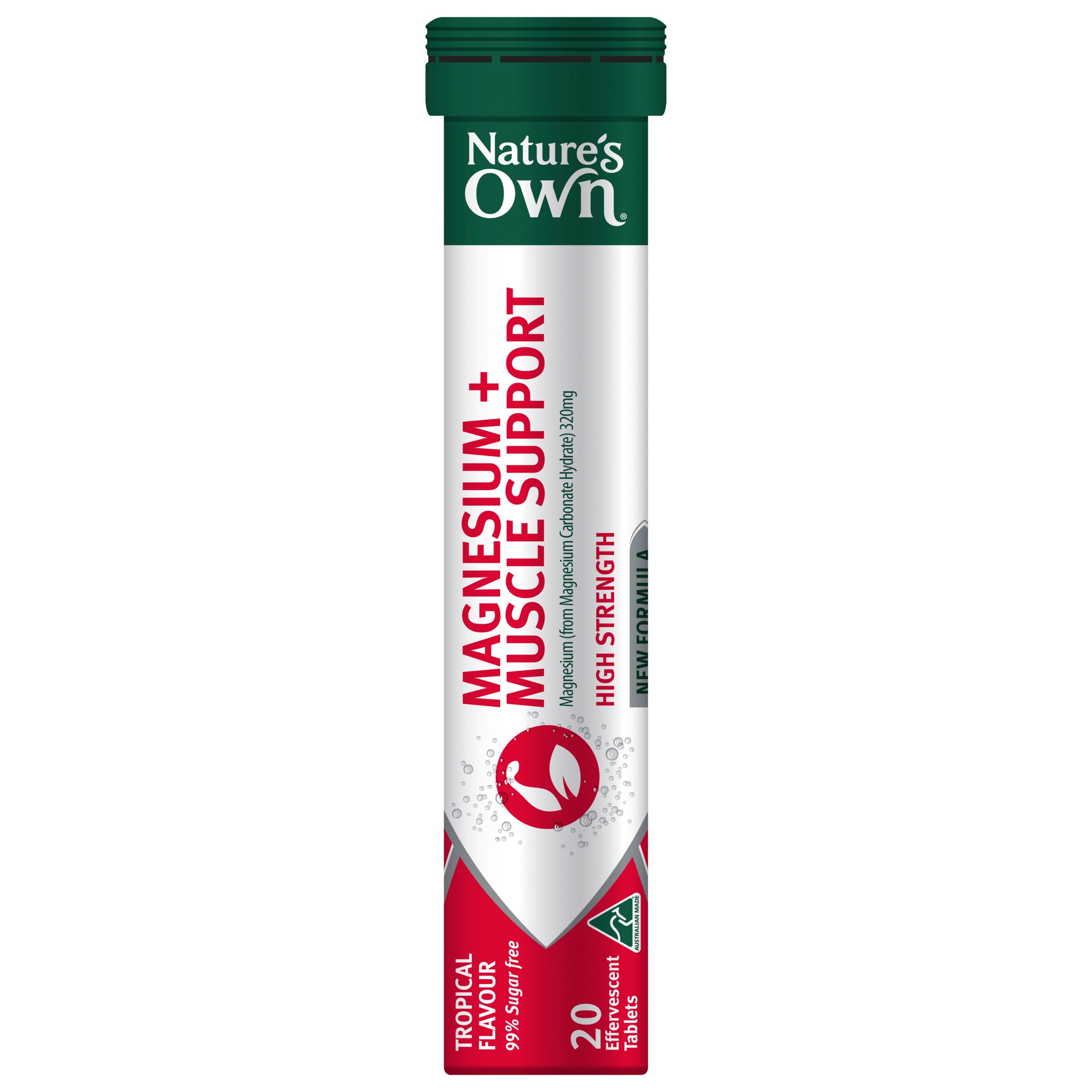 Nature's Own Magnesium + Muscle Support Effervescent Tablets 20 tablets - Image 1