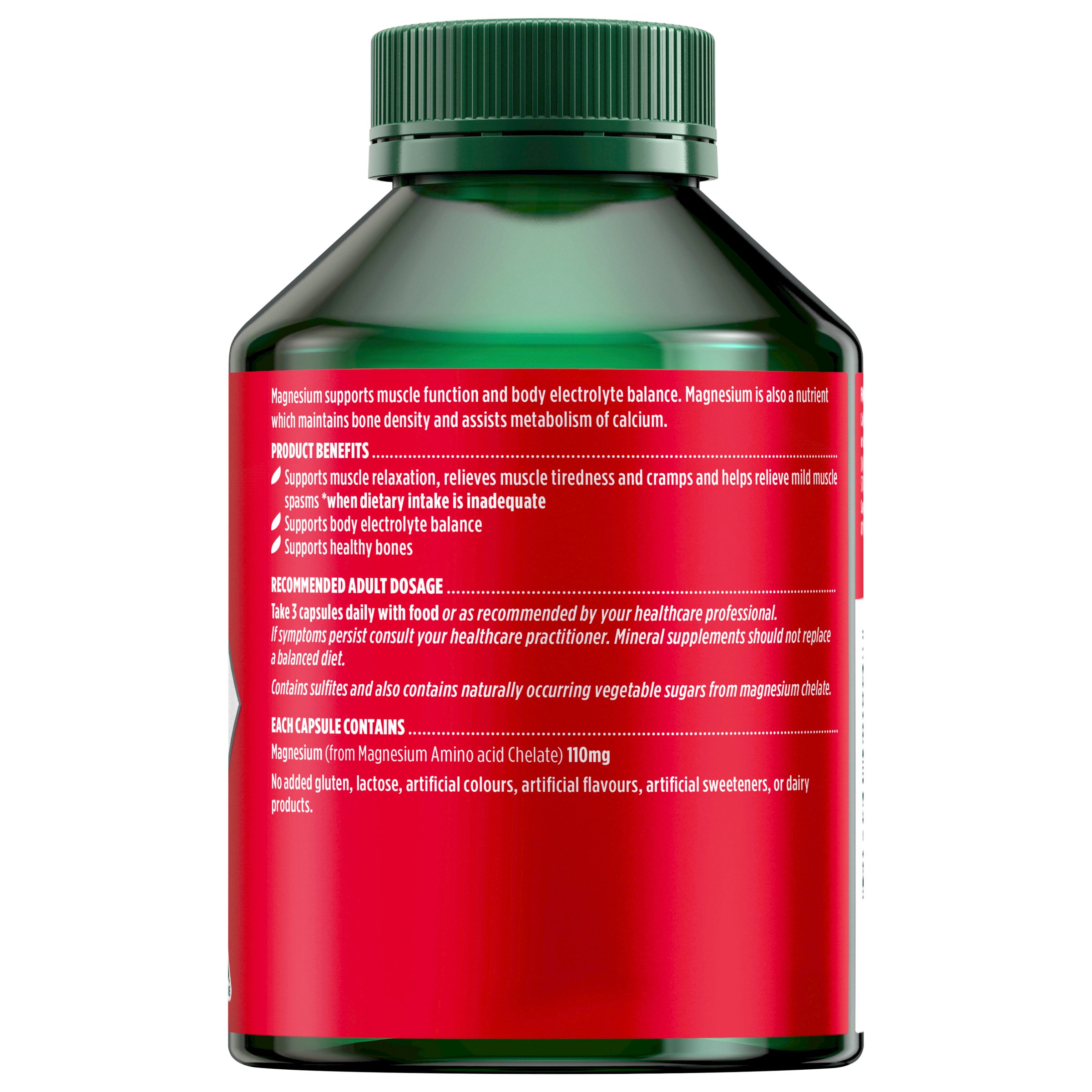 Nature's Own Magnesium 200 tablets - Image 2