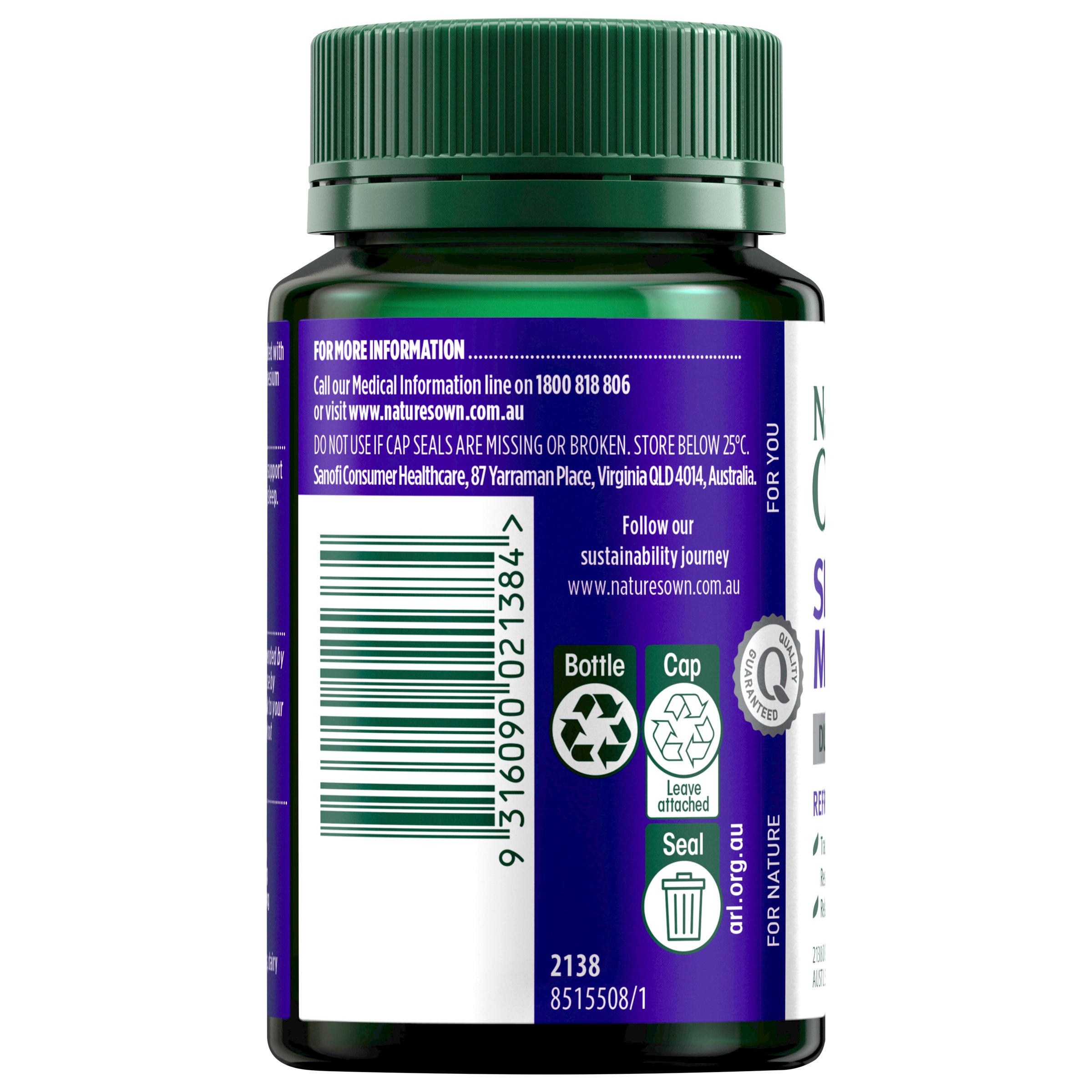 Nature's Own Sleep+ Magnesium 60 tablets - Image 3