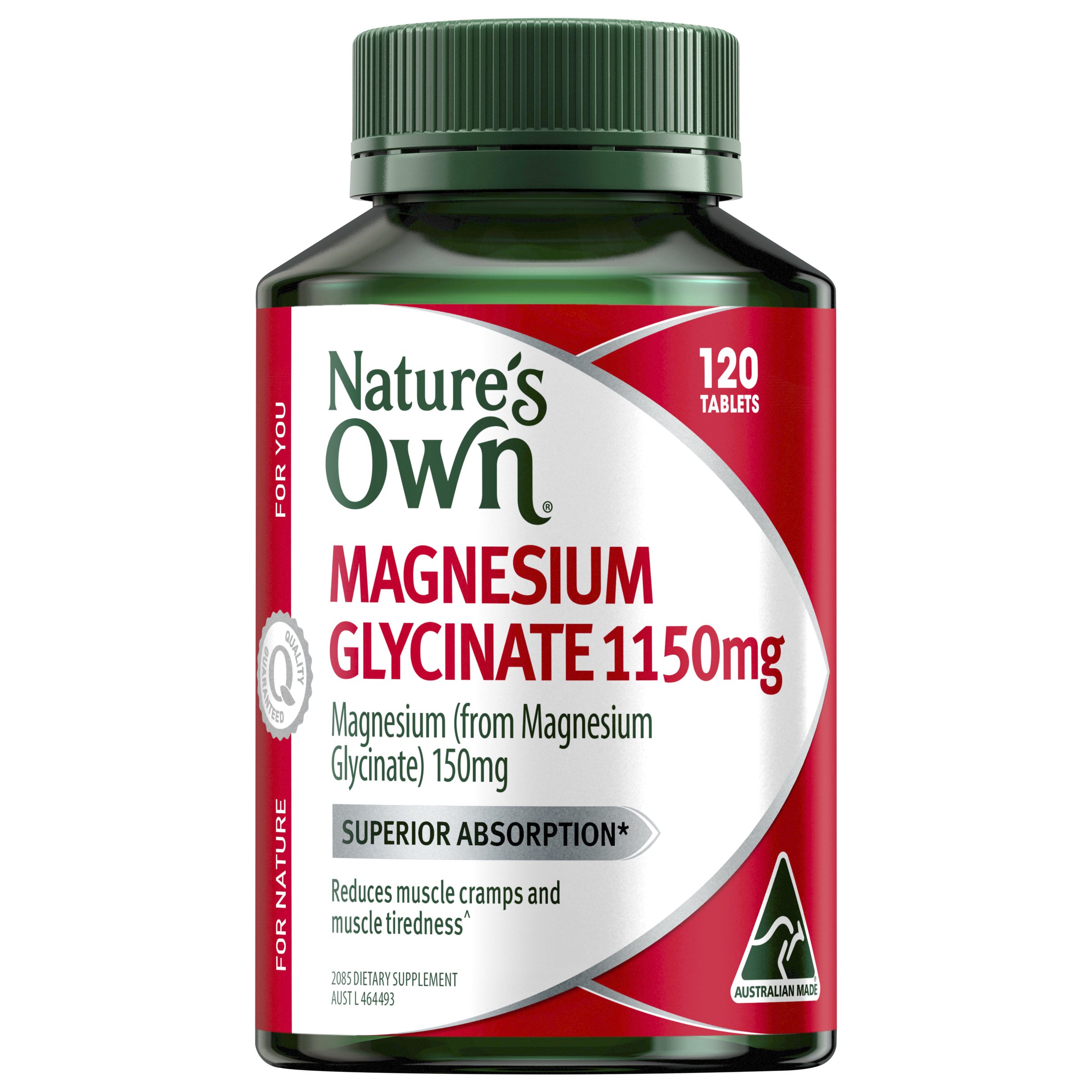 Nature's Own Nature's Own Magnesium Glycinate 1150mg 120 tablets - Image 1
