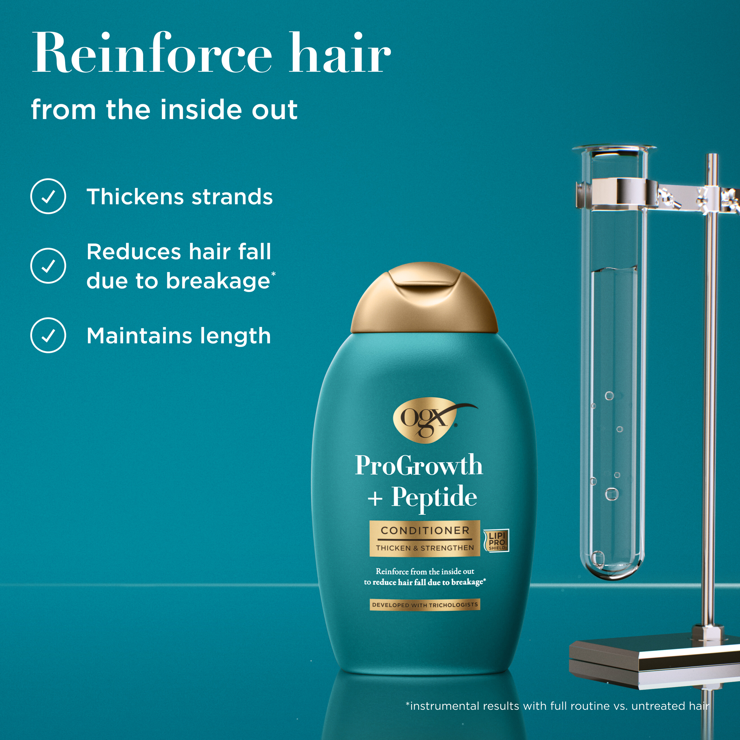 OGX Progrowth + Peptide Conditioner 385ml - Image 6