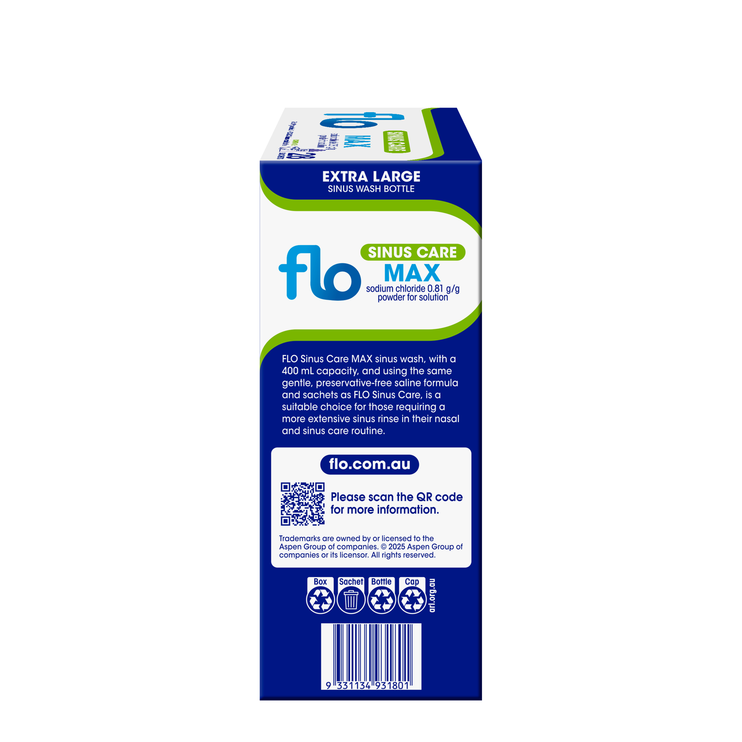 Flo Sinus Care Max Bottle & Sachet 28 sachets - Image 2