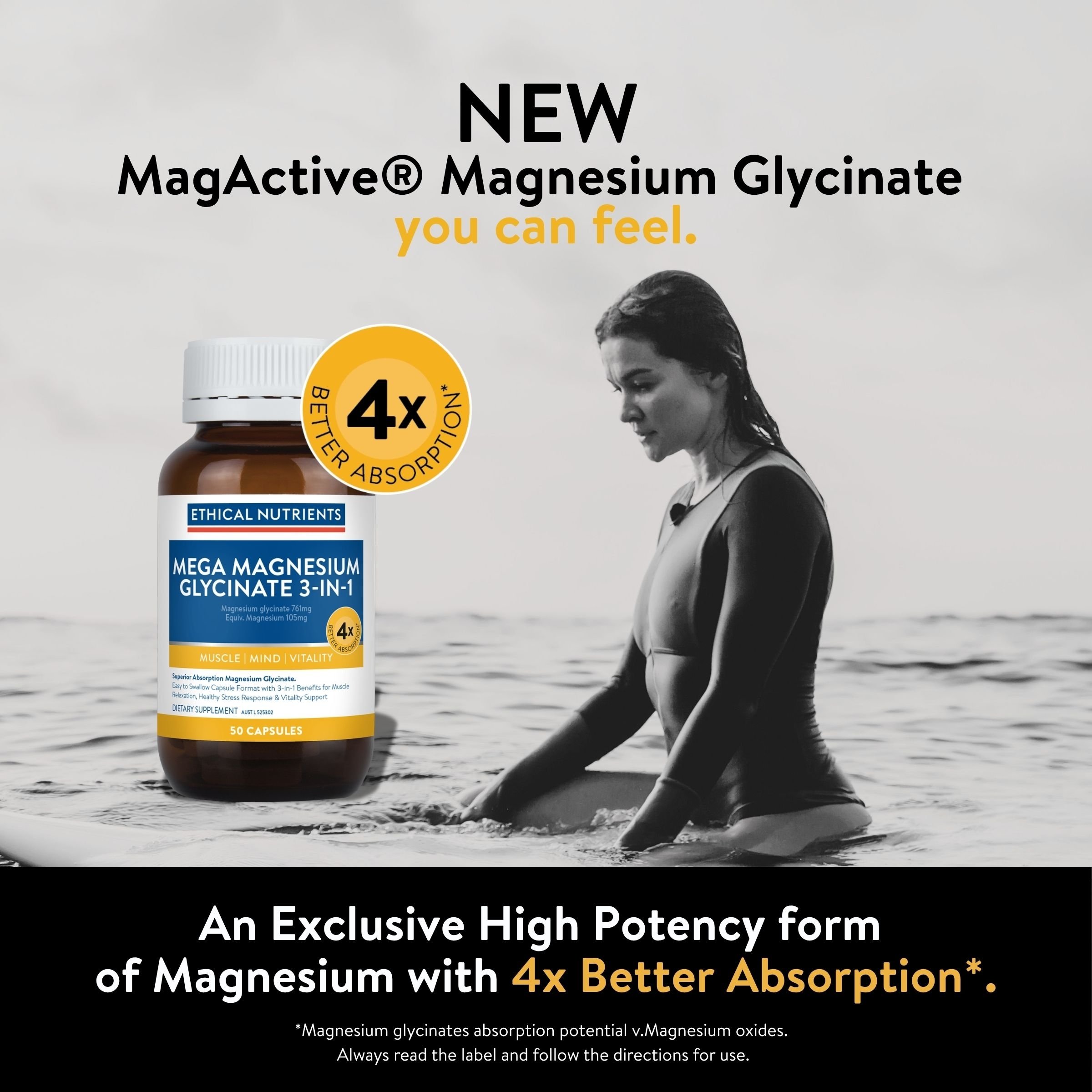 Ethical Nutrients Mega Magnesium Glycinate 3-In-1 50 capsule - Image 8