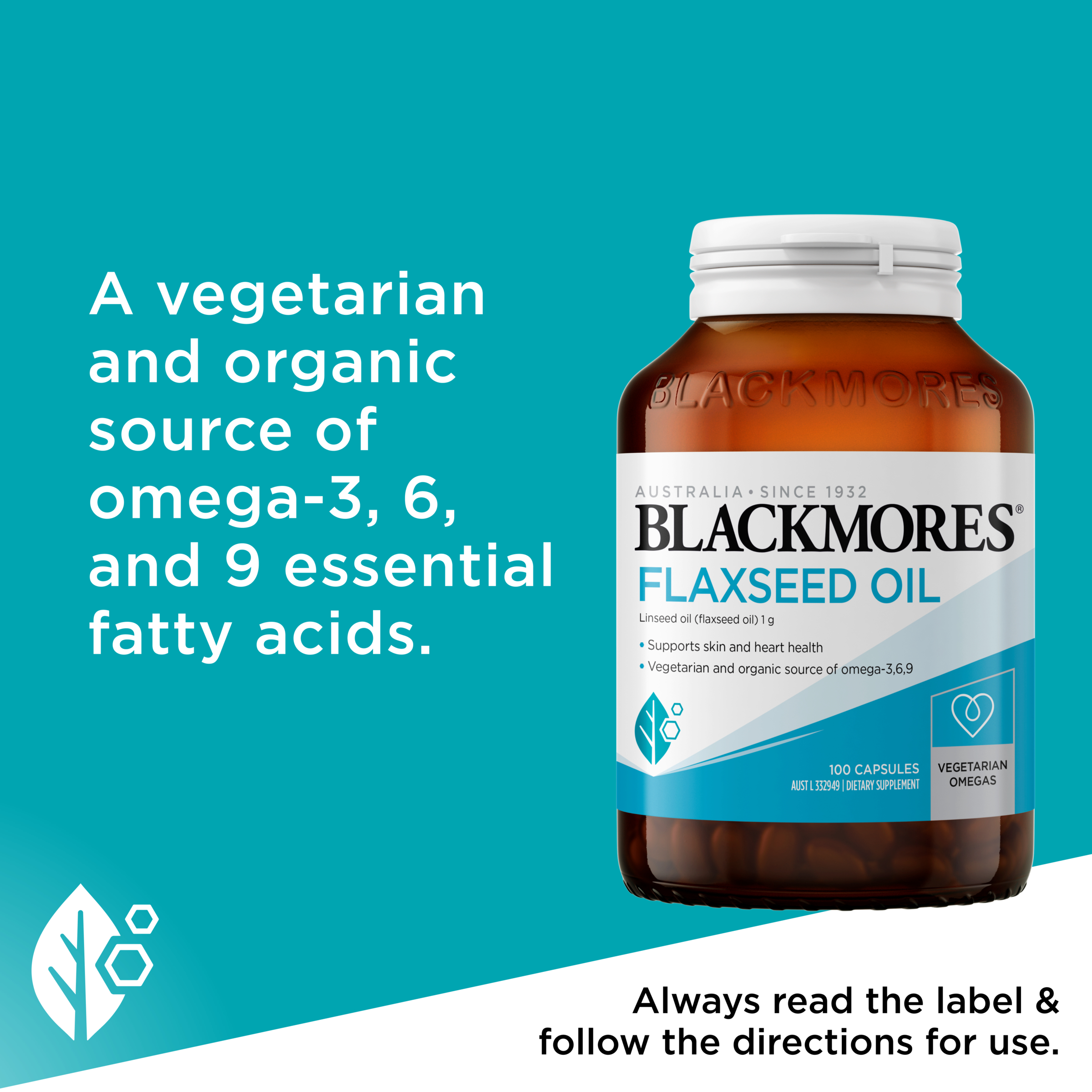 Blackmores Flaxseed Oil 1000mg - 100 capsules - Image 6