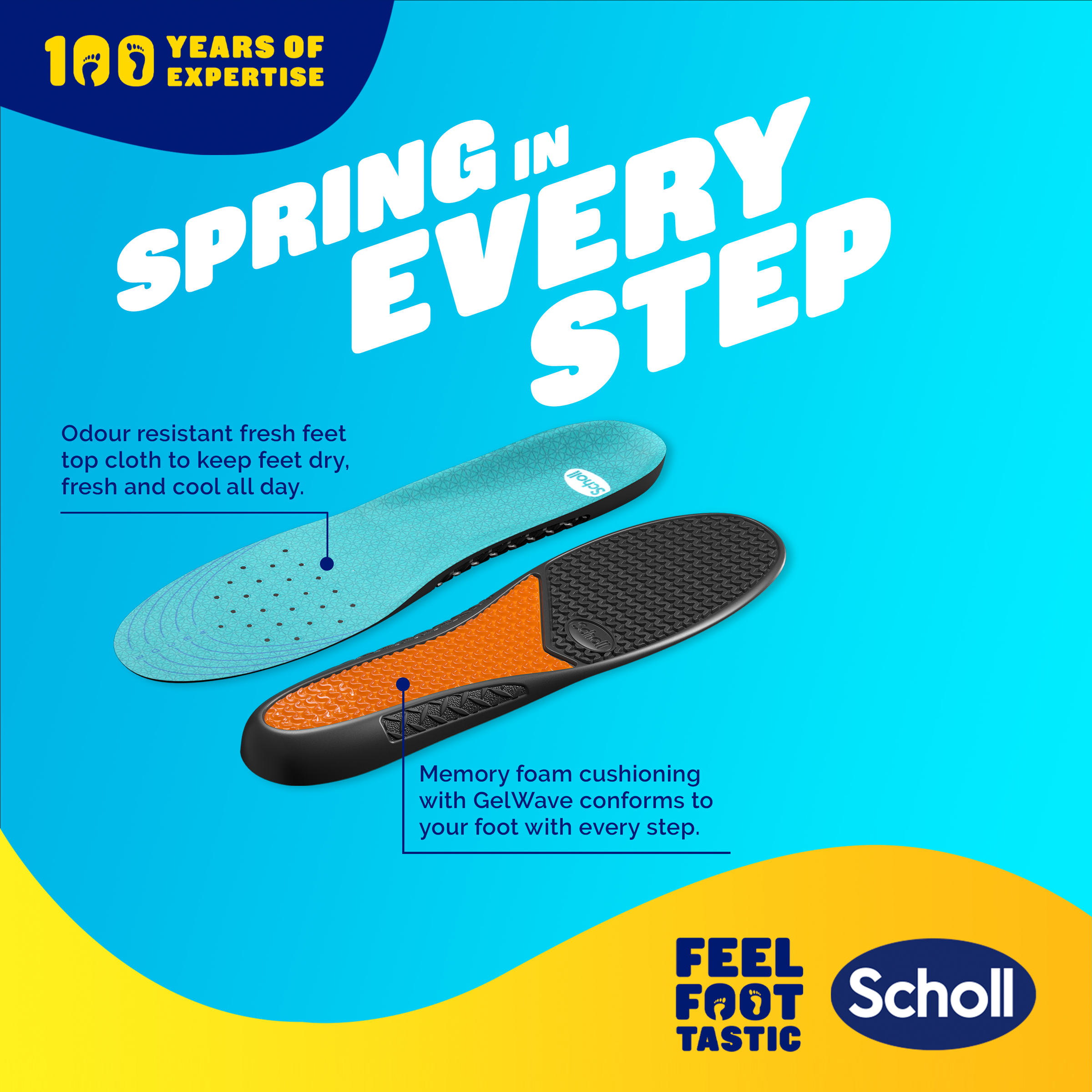 Scholl Gel Activ Insole Work & Boot Small 1 each - Image 4