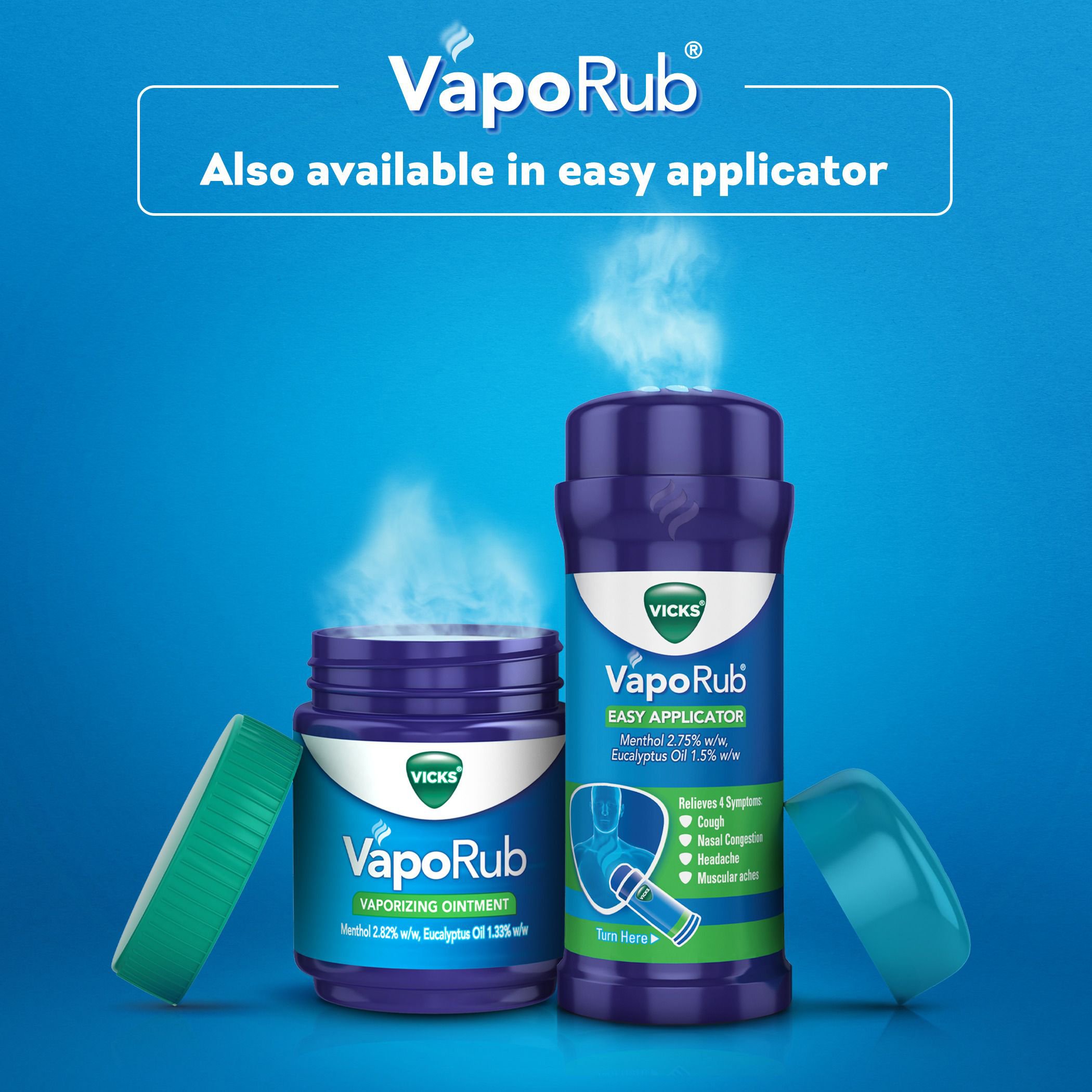 Vicks Vaporub Easy Application Ointment 35g - Image 2