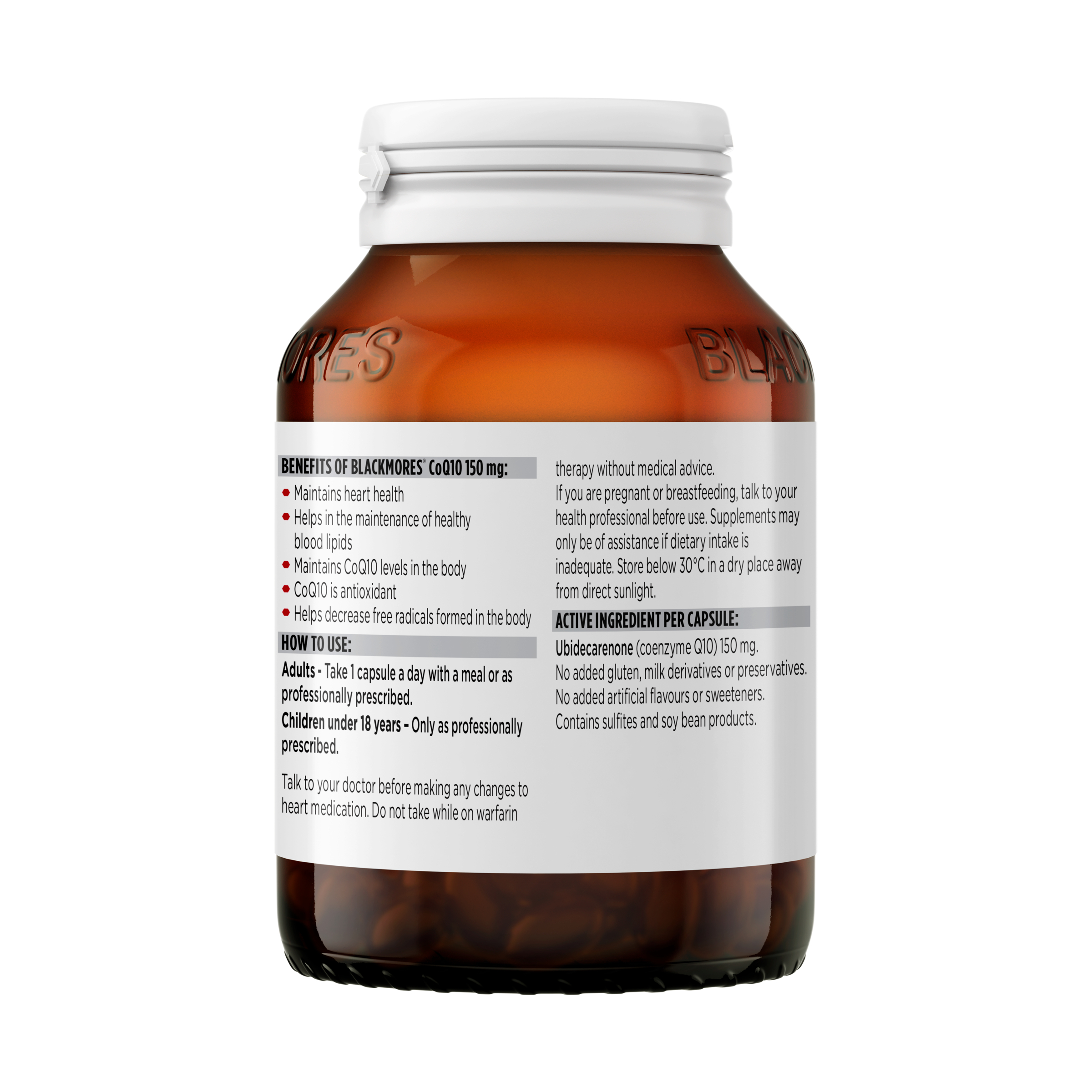 Blackmores CoQ10 150mg - 90 capsules - Image 3