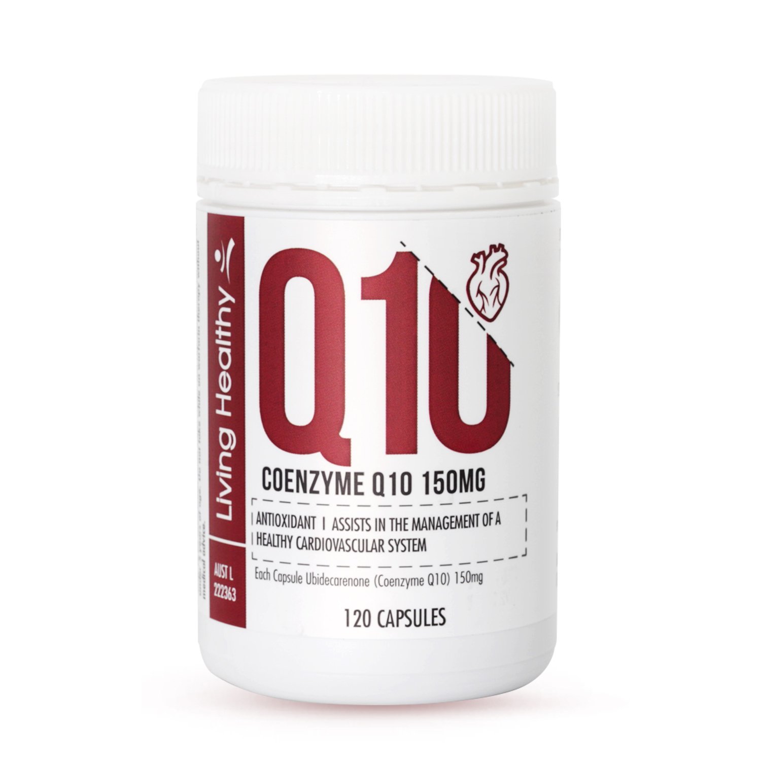 Living Healthy Coenzyme Q10 150mg - 120 capsules - Image 1