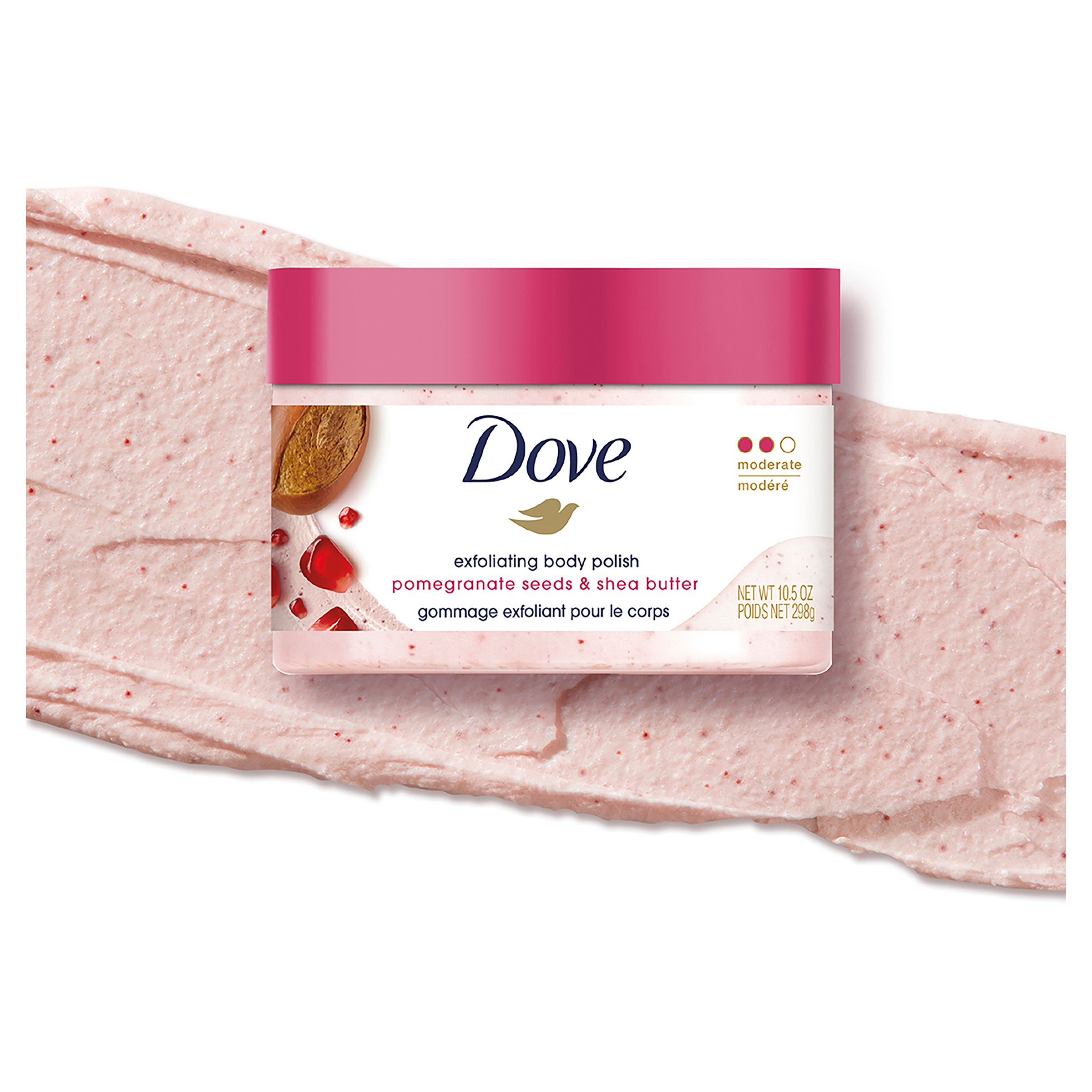 Dove Exfoliating Body Polish Pomegranate And Shea Butter 298g - Image 6