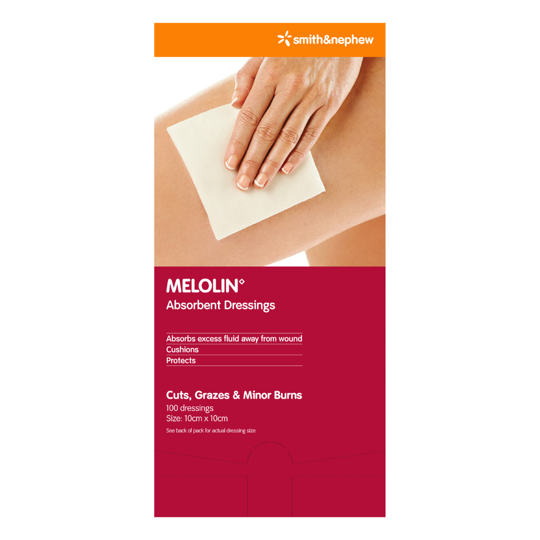 Melolin Dressing 10cm X 10cm - 1 each - Image 1